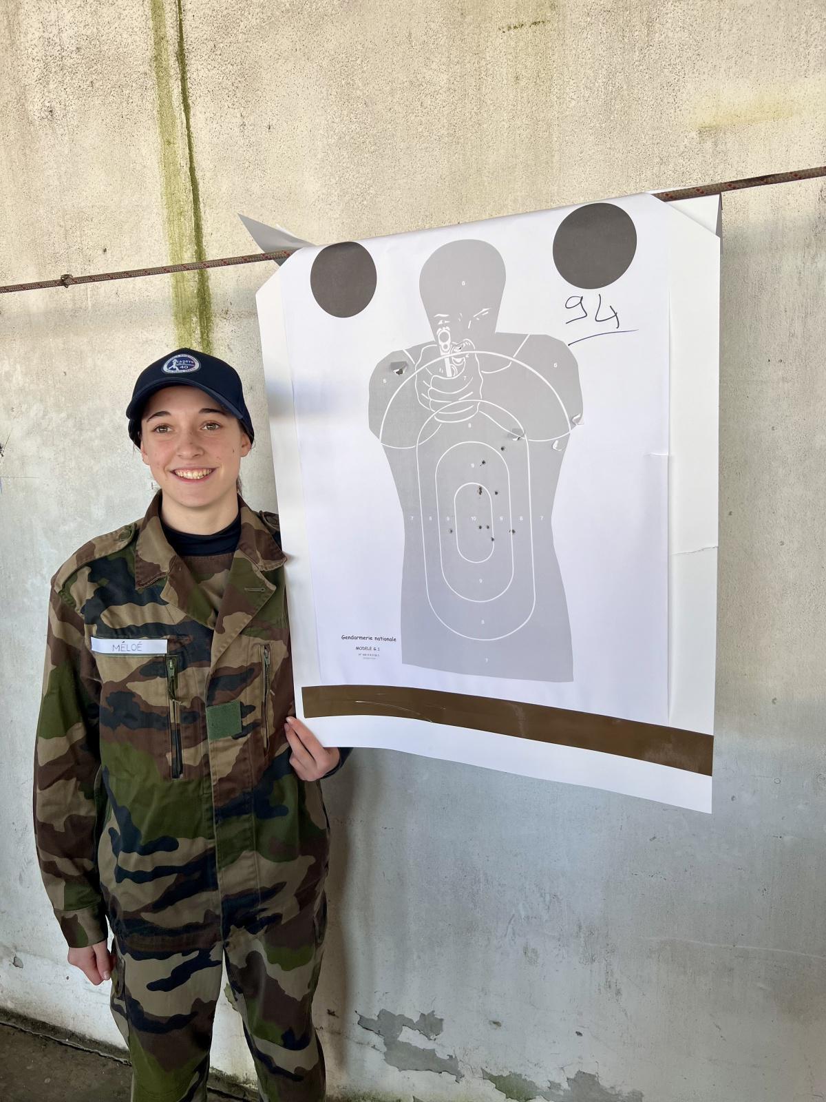 Formation des Cadets de la Gendarmerie des Landes 20 février 2024