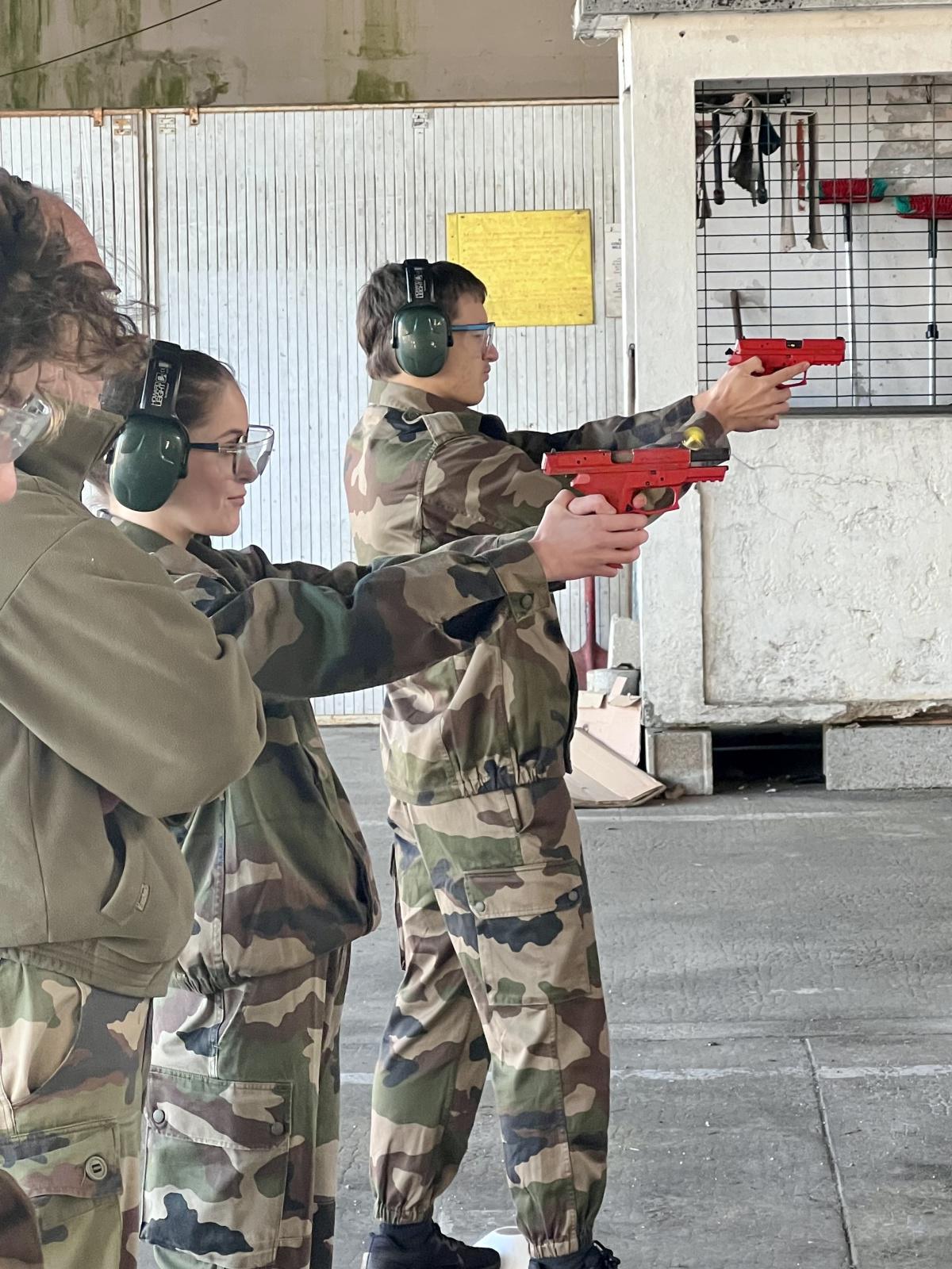 Formation des Cadets de la Gendarmerie des Landes 20 février 2024
