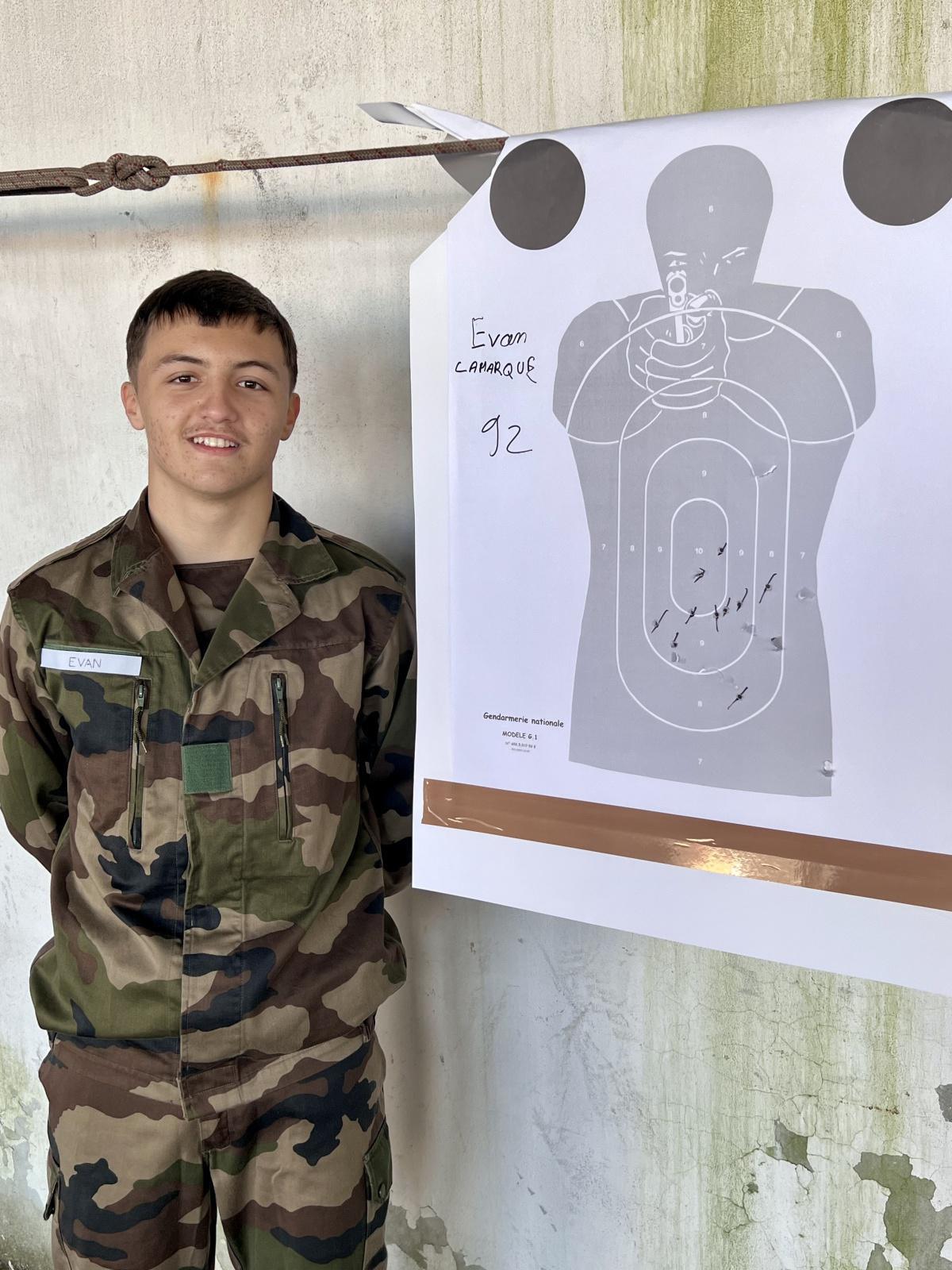 Formation des Cadets de la Gendarmerie des Landes 20 février 2024