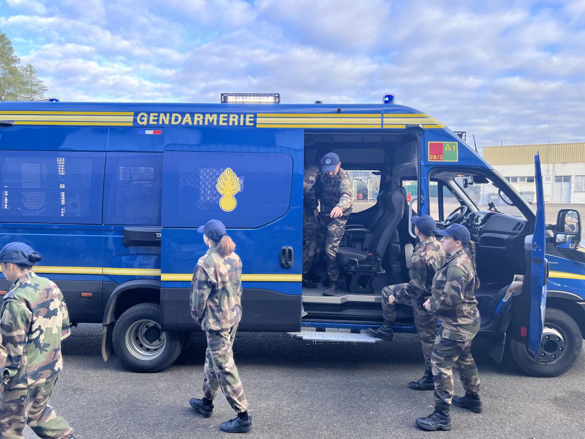 Formation des Cadets de la Gendarmerie des Landes 20 février 2024