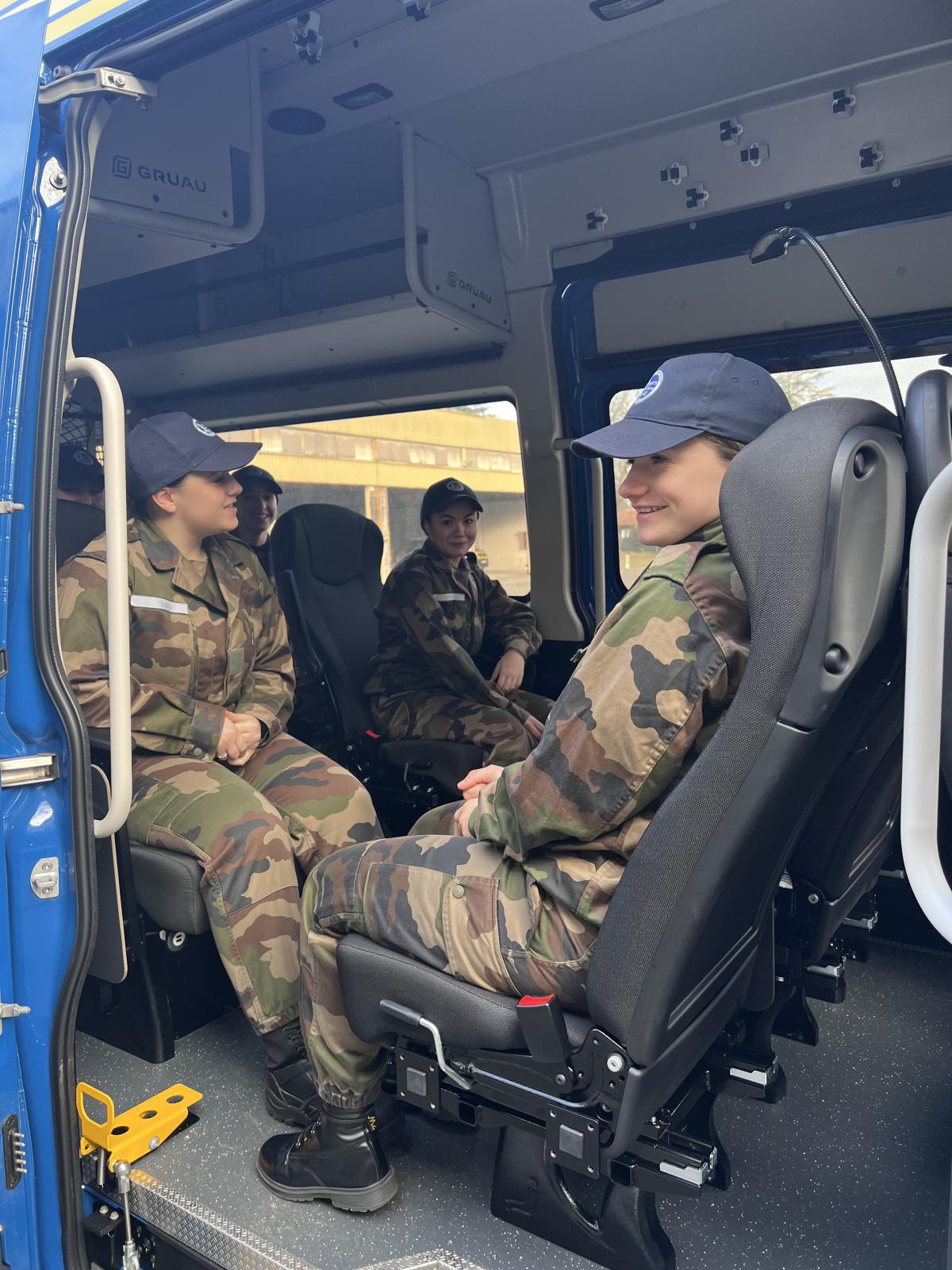 Formation des Cadets de la Gendarmerie des Landes 20 février 2024