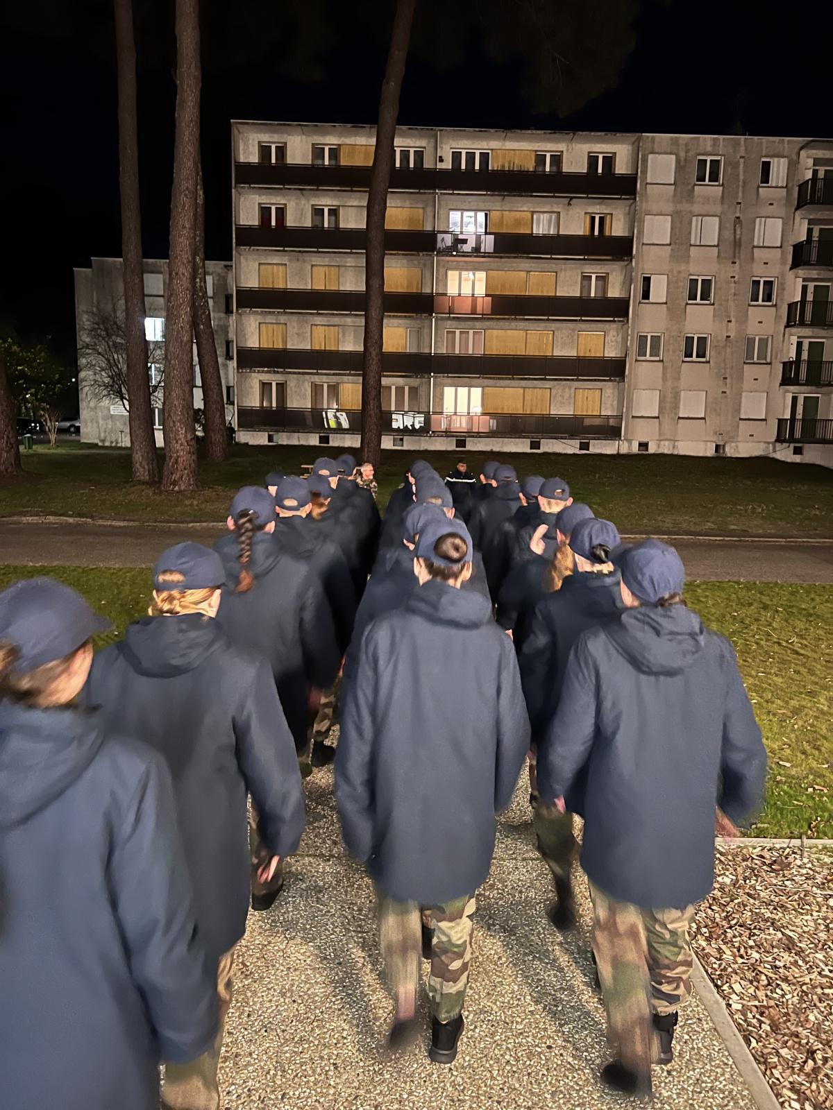 Formation des Cadets de la Gendarmerie des Landes Mardi après-midi 20 février 2024