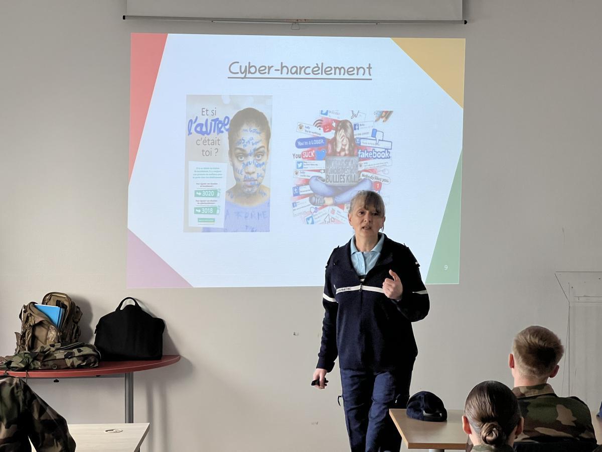 Formation des Cadets de la Gendarmerie des Landes 21 Février 2024