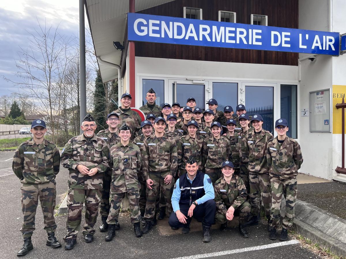 Formation des Cadets de la Gendarmerie des Landes 21 Février 2024