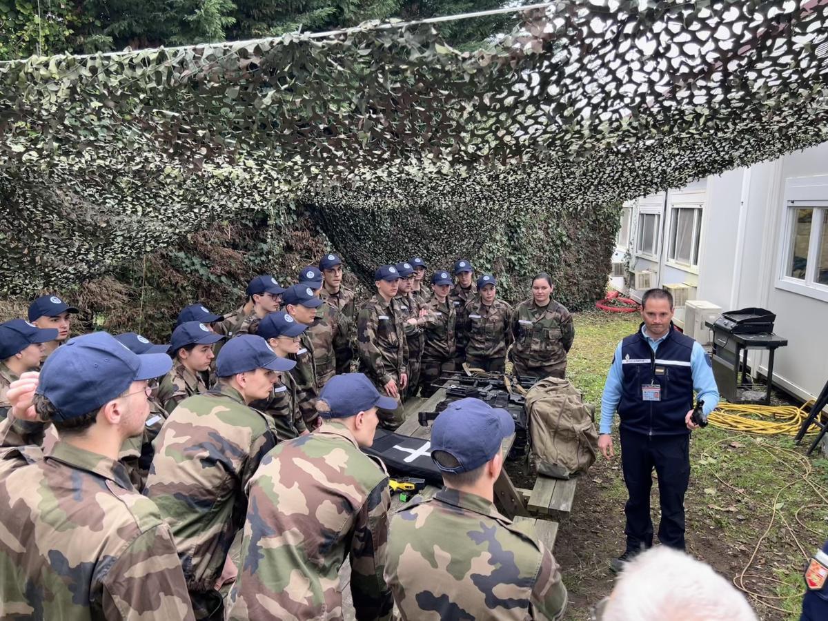 Formation des Cadets de la Gendarmerie des Landes 21 Février 2024
