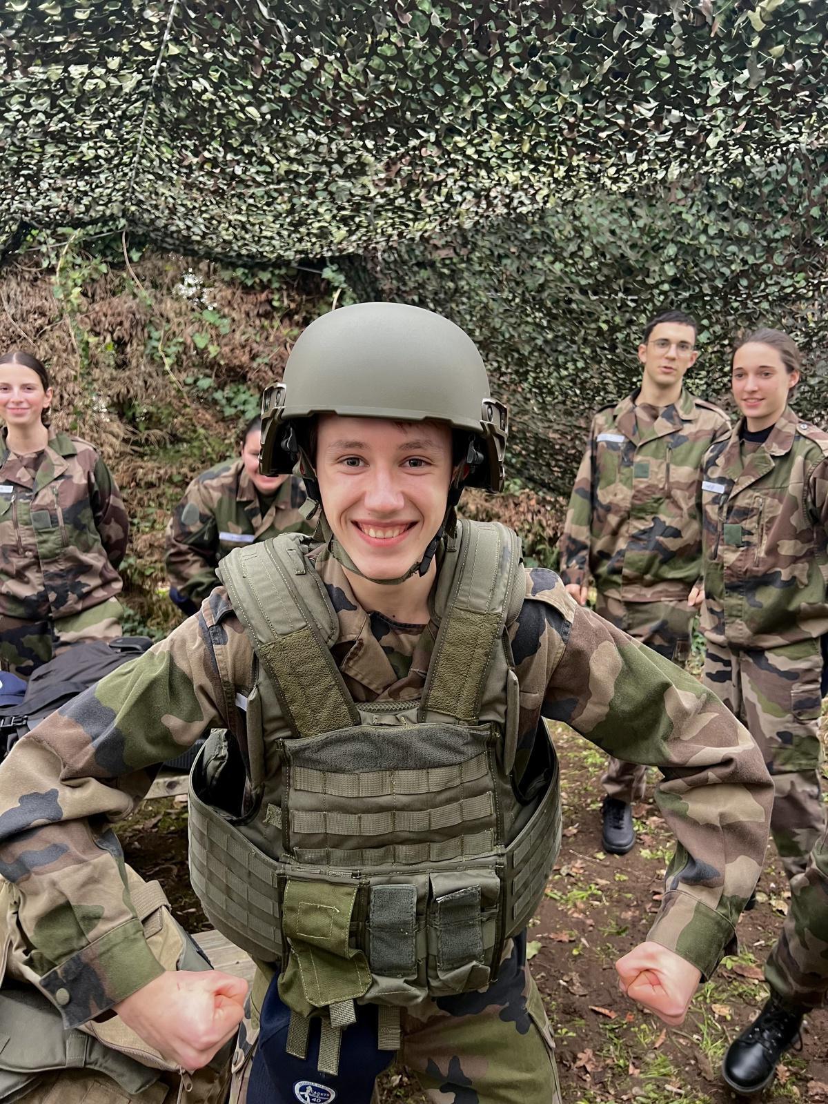 Formation des Cadets de la Gendarmerie des Landes 21 Février 2024
