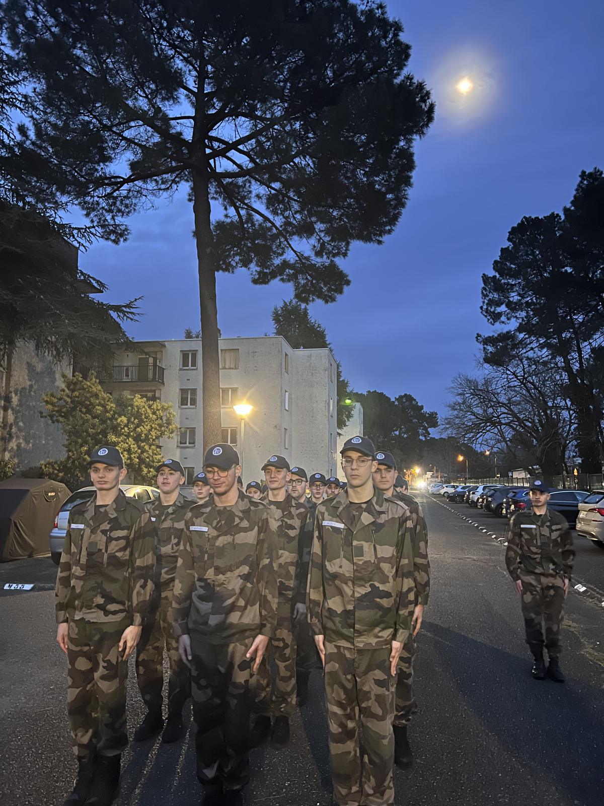 Formation des Cadets de la Gendarmerie des Landes 21 Février 2024