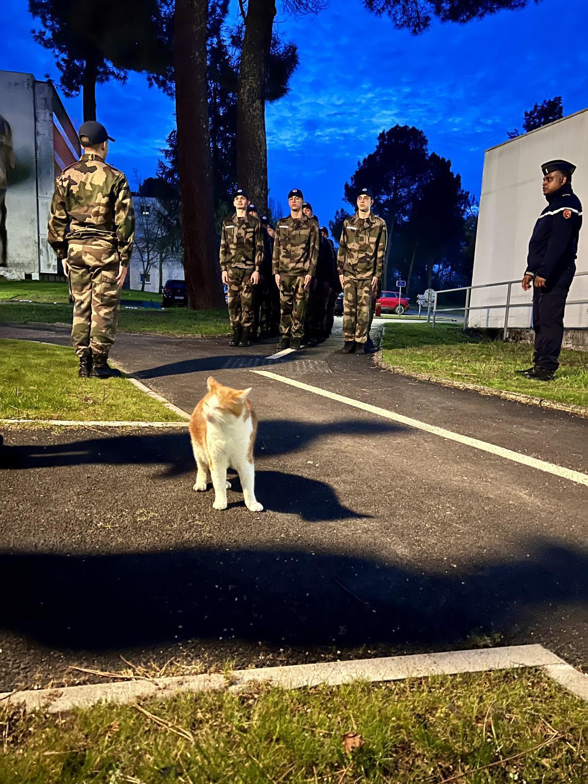 Formation des Cadets de la Gendarmerie des Landes 21 Février 2024