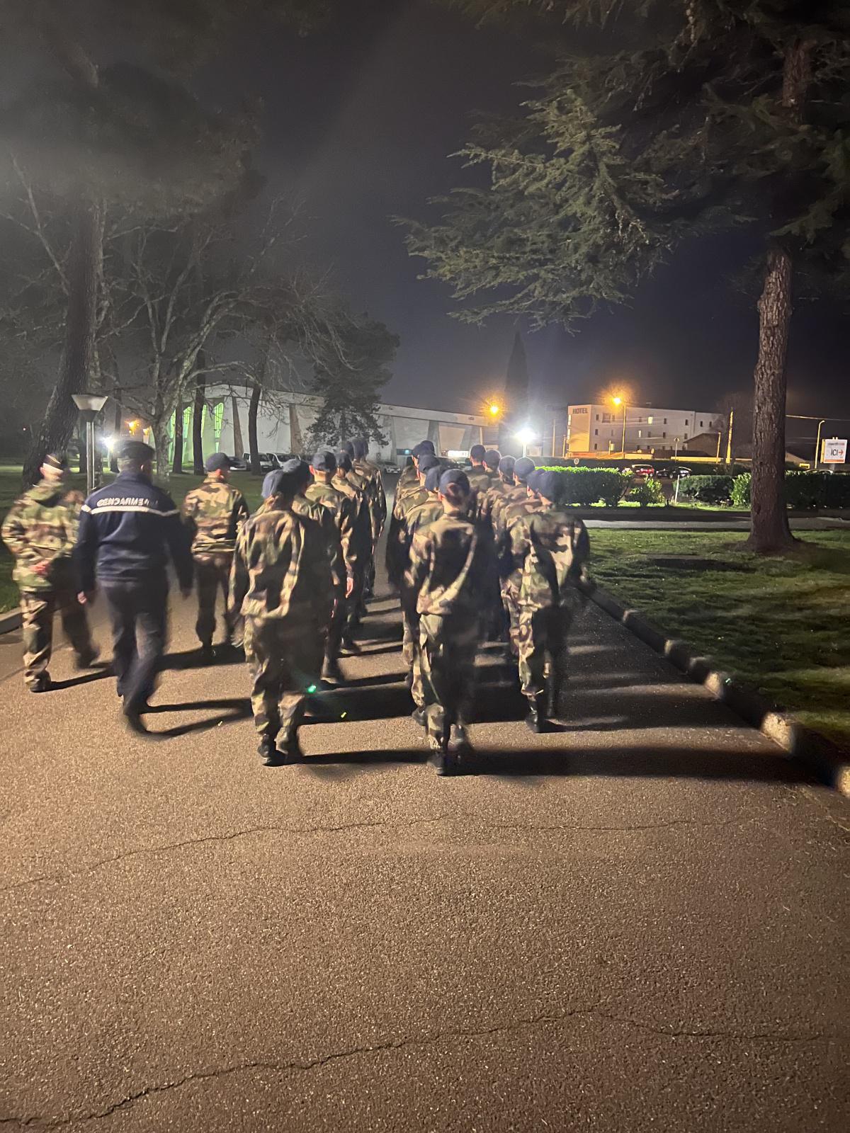 Formation des Cadets de la Gendarmerie des Landes 21 Février 2024