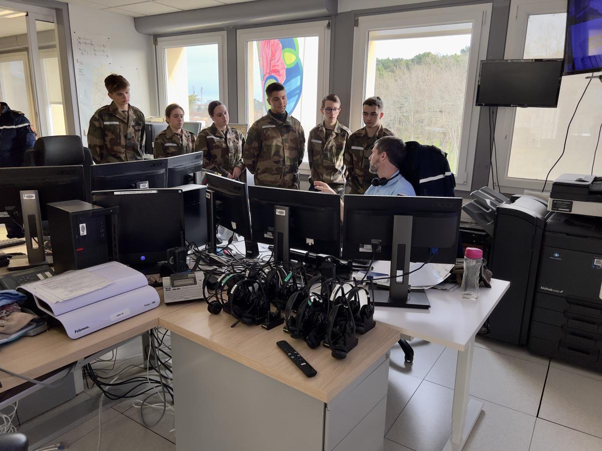Formation des Cadets de la Gendarmerie des Landes 22 février 2024