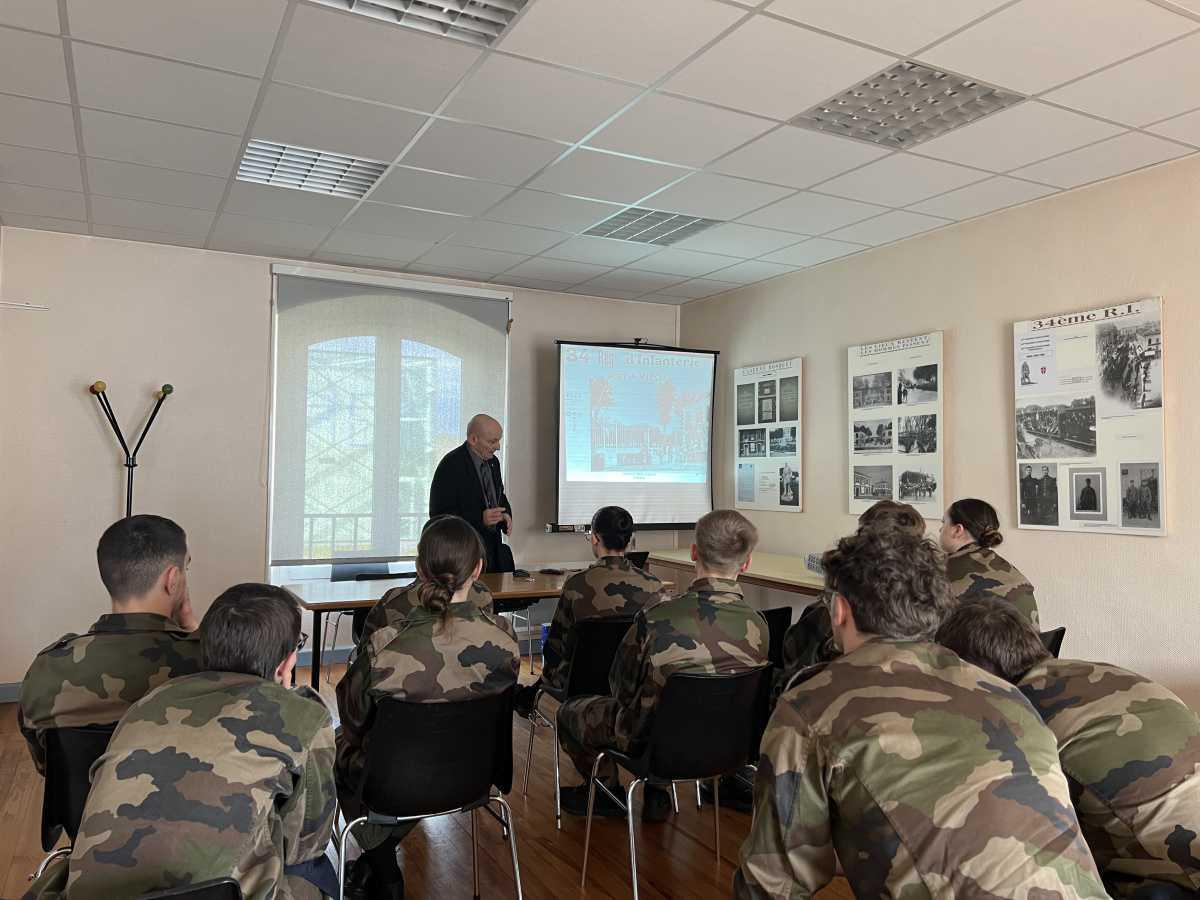 Formation des Cadets de la Gendarmerie des Landes 22 février 2024