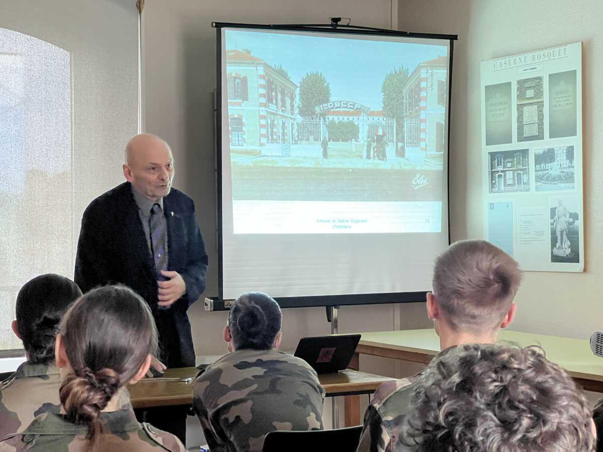Formation des Cadets de la Gendarmerie des Landes 22 février 2024