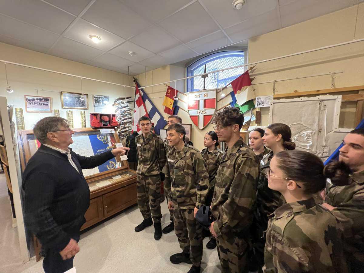Formation des Cadets de la Gendarmerie des Landes 22 février 2024