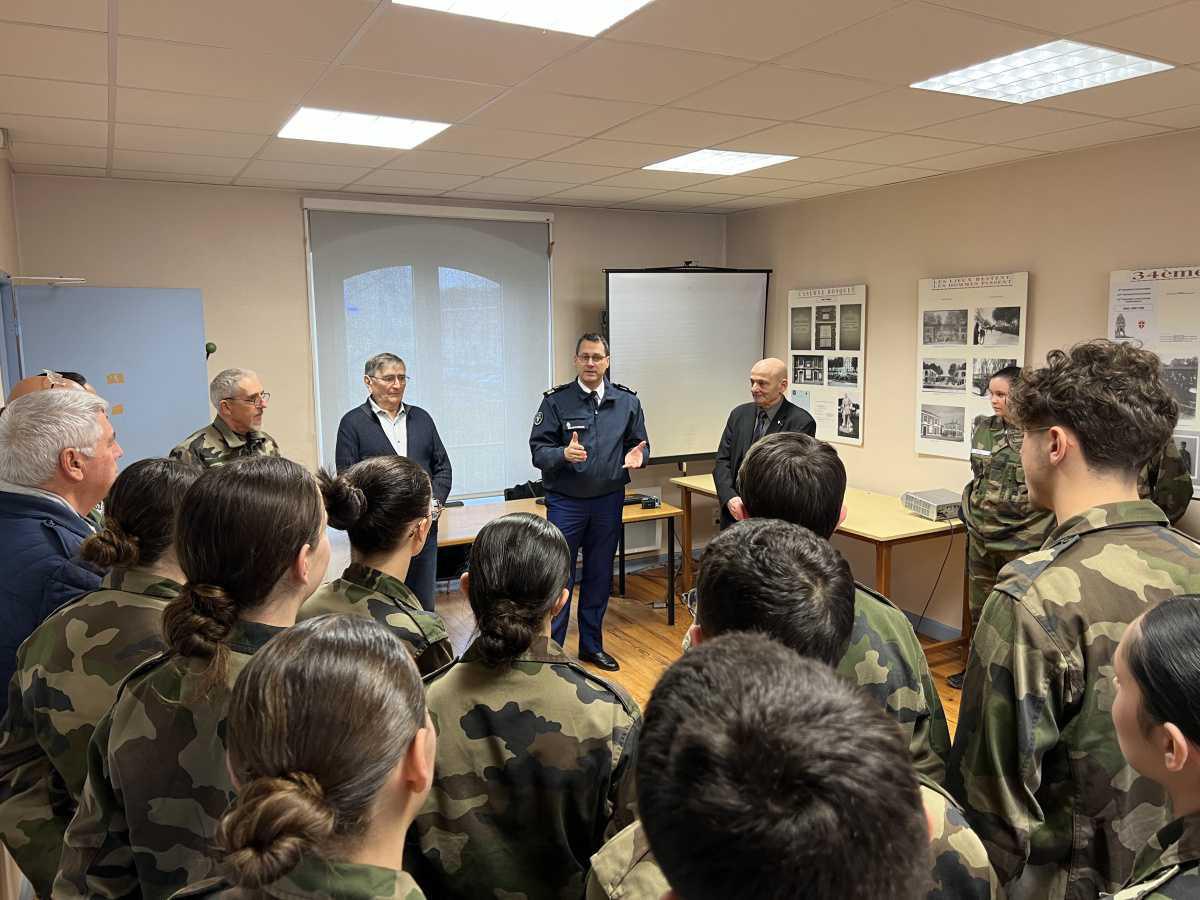 Formation des Cadets de la Gendarmerie des Landes 22 février 2024 Formation des Cadets de la Gendarmerie des Landes 22 février 2024