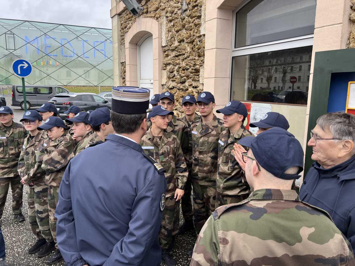 Formation des Cadets de la Gendarmerie des Landes 22 février 2024