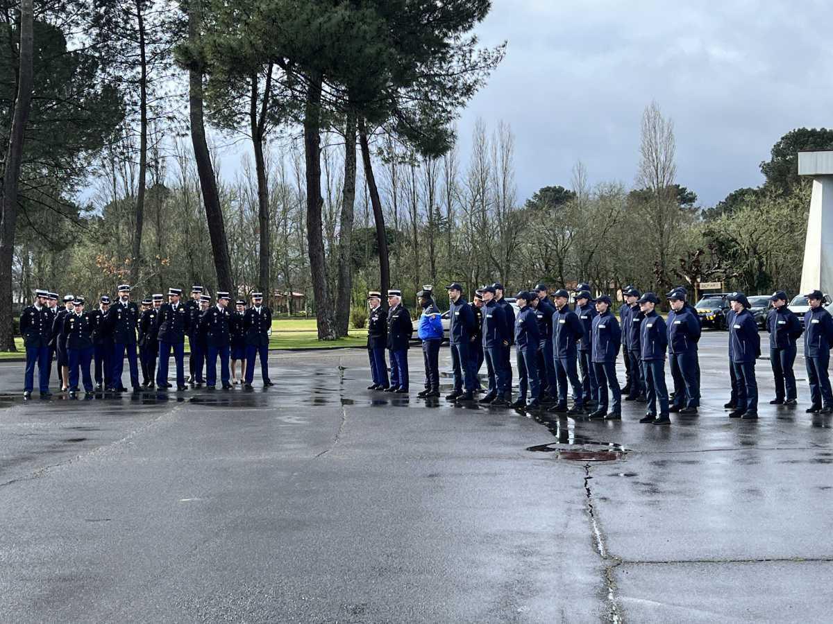 Formation des Cadets de la Gendarmerie des Landes 23 février 2024