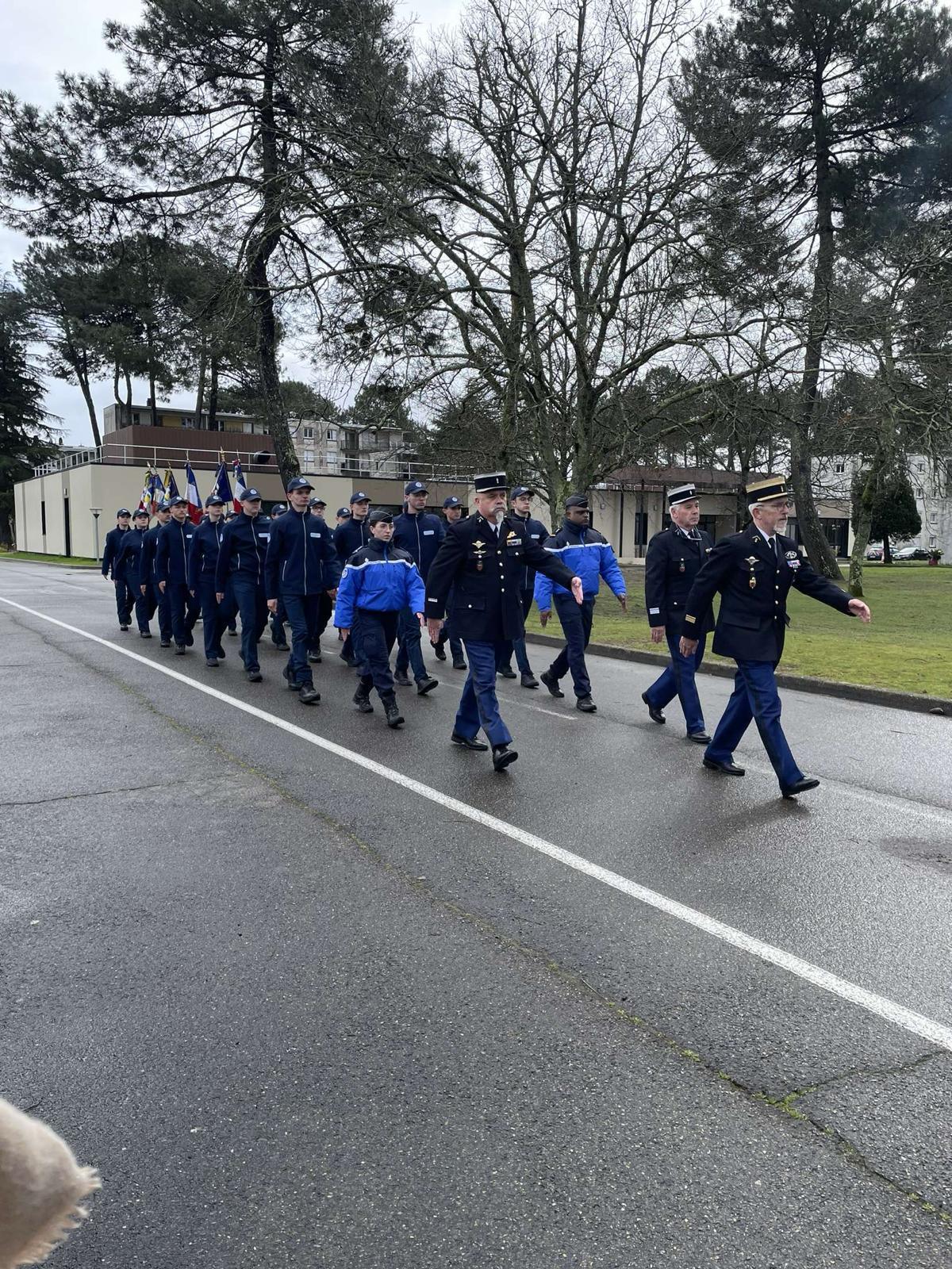 Formation des Cadets de la Gendarmerie des Landes 23 février 2024