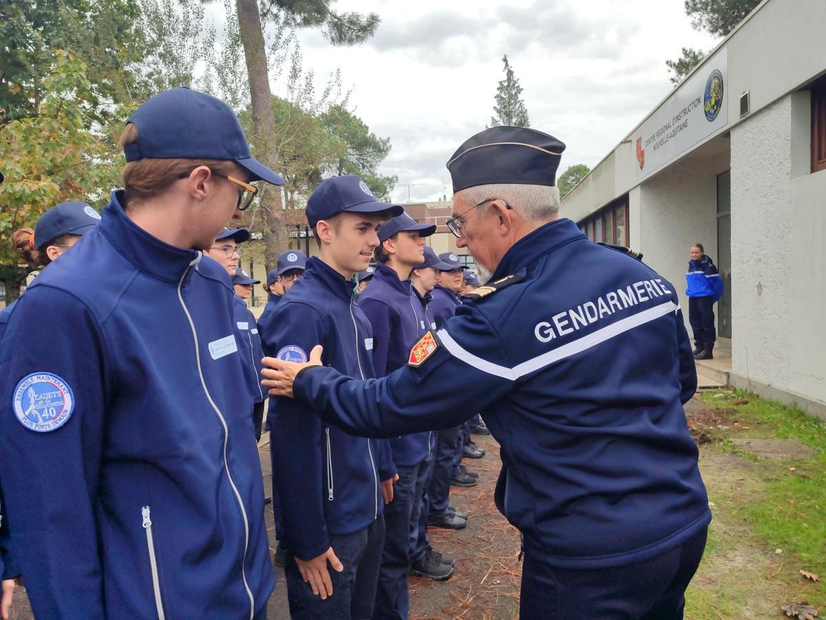 Samedi 12 octobre 2024 lancement de la formation 2024/2025 des Cadets Gendarmerie des Landes