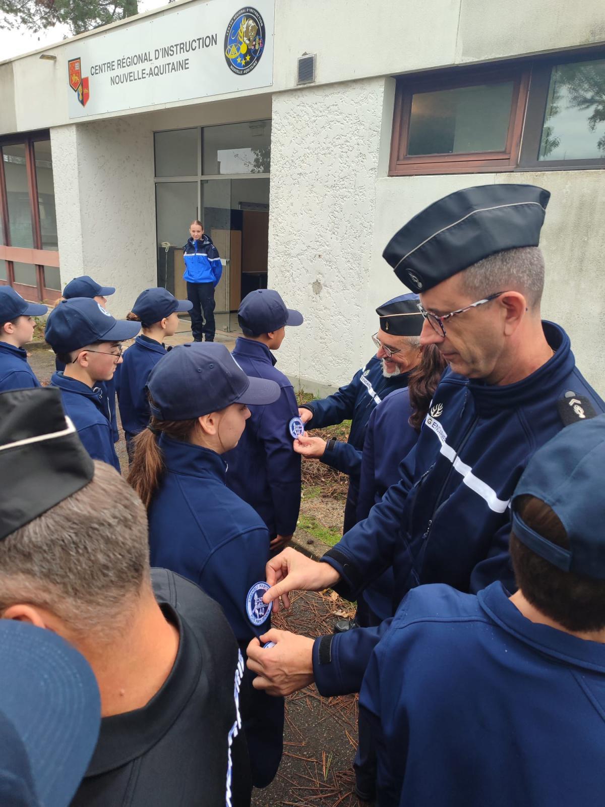 Samedi 12 octobre 2024 lancement de la formation 2024/2025 des Cadets Gendarmerie des Landes