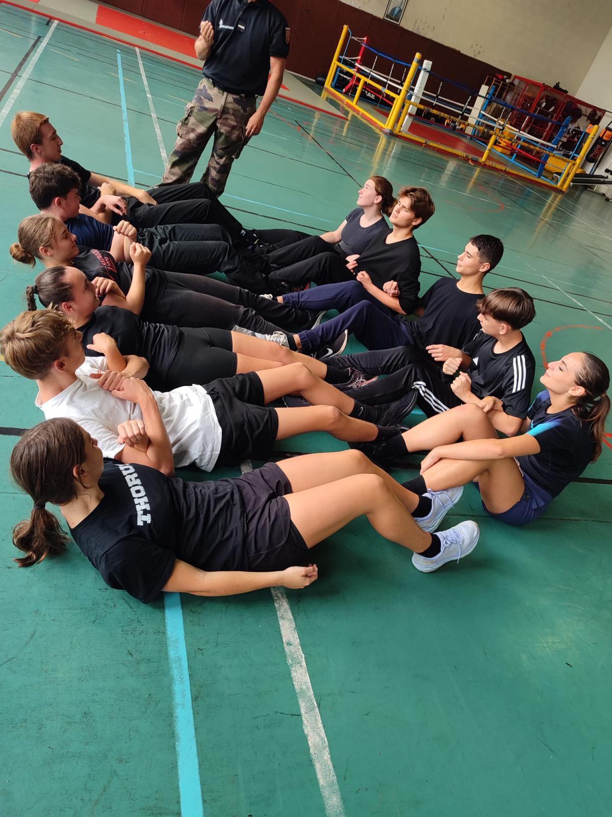 Samedi 12 octobre 2024 lancement de la formation 2024/2025 des Cadets Gendarmerie des Landes