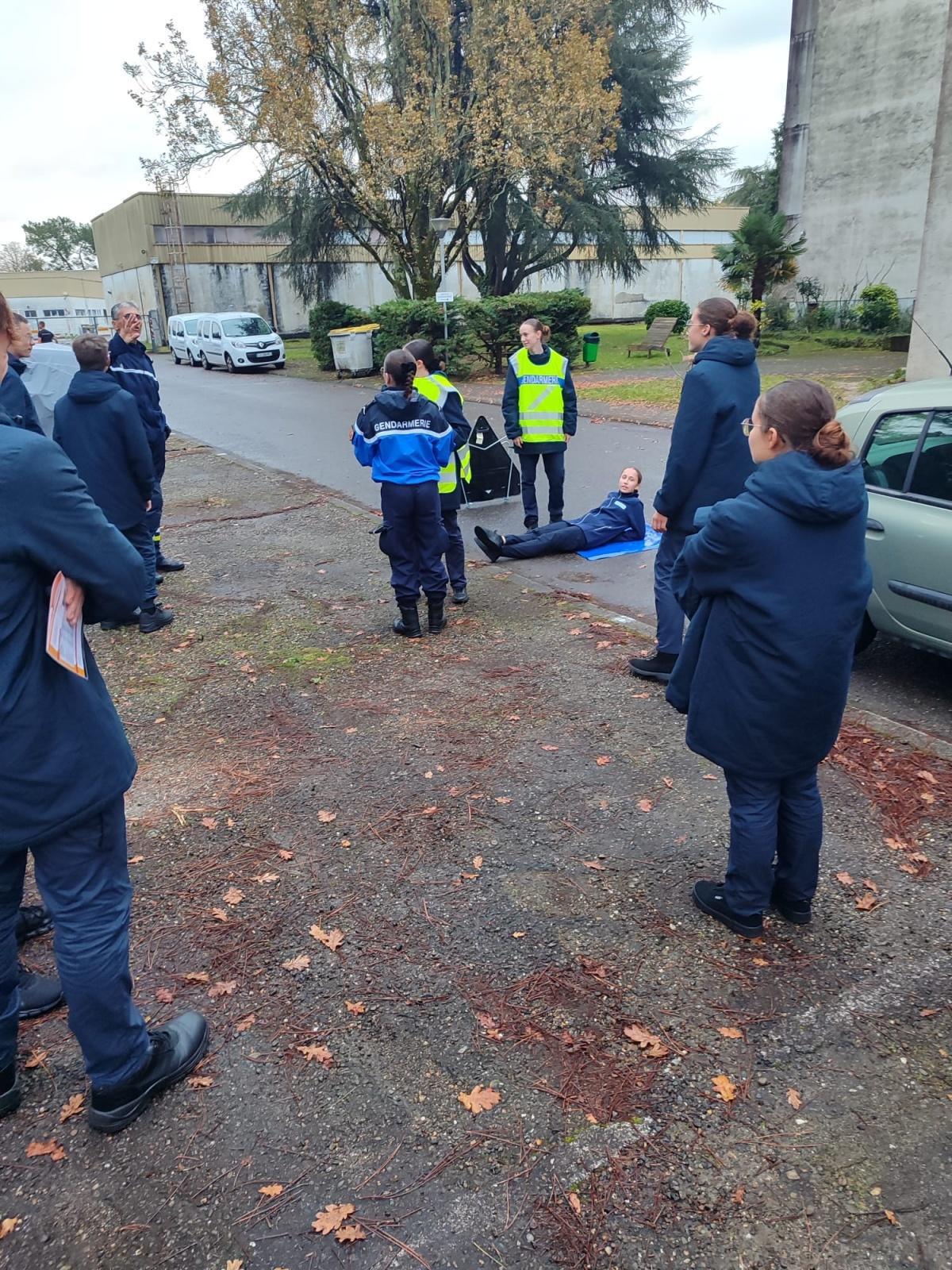 Samedi 09 novembre 2024 Formation des cadets de la Gendarmerie des Landes 