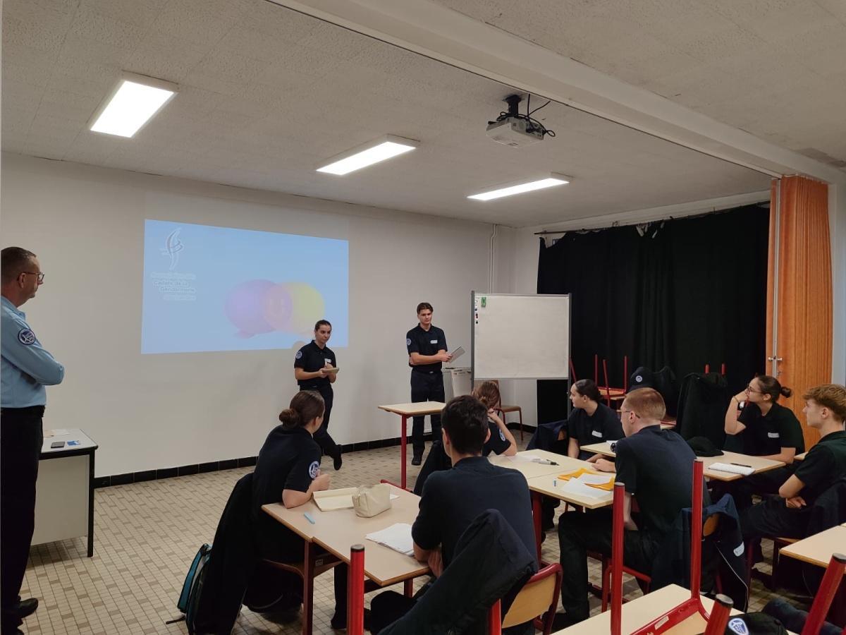 Samedi 09 novembre 2024 Formation des cadets de la Gendarmerie des Landes 