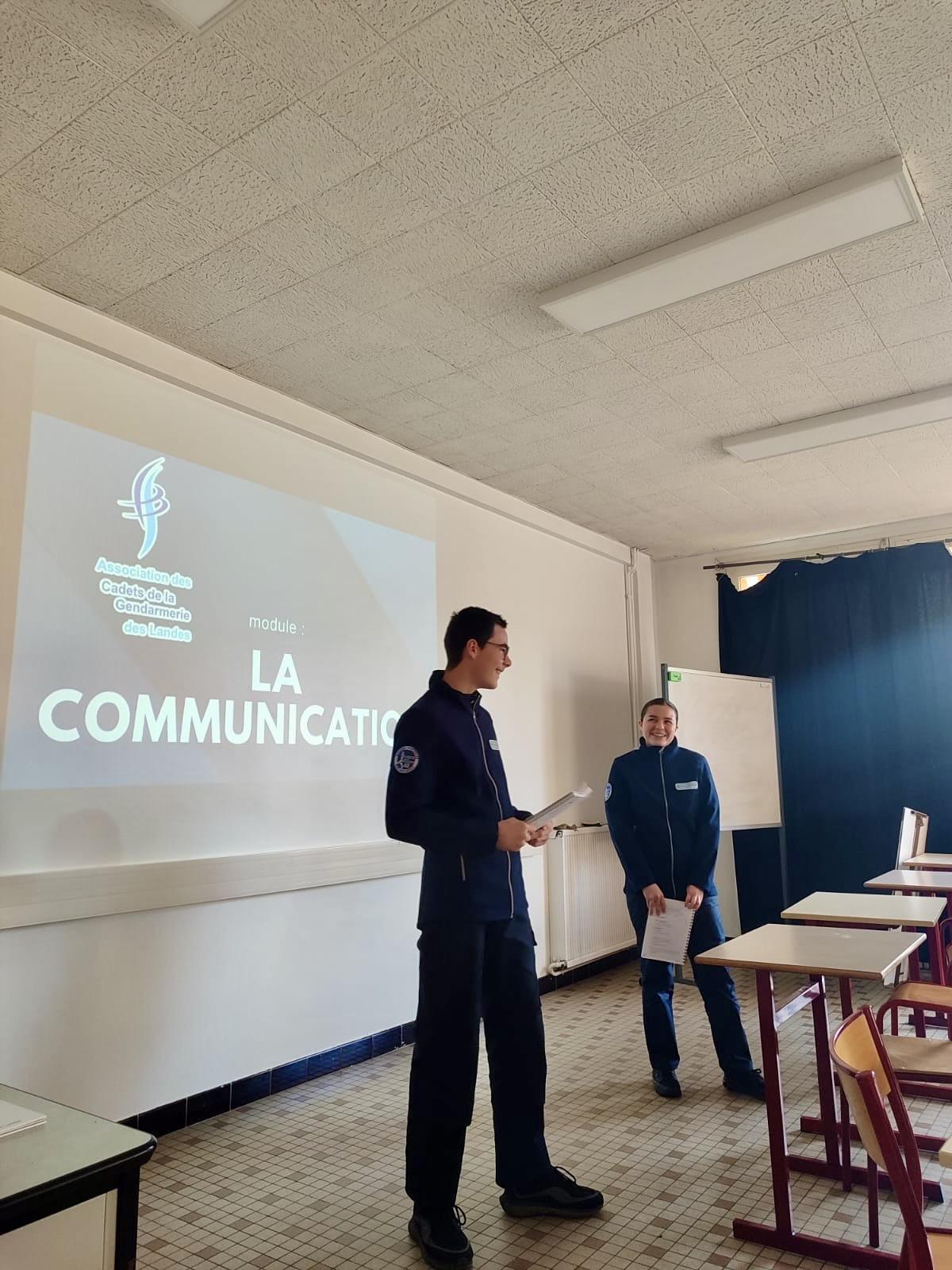 Samedi 30 novembre 2024 Formation des Cadets de la Gendarmerie des Landes