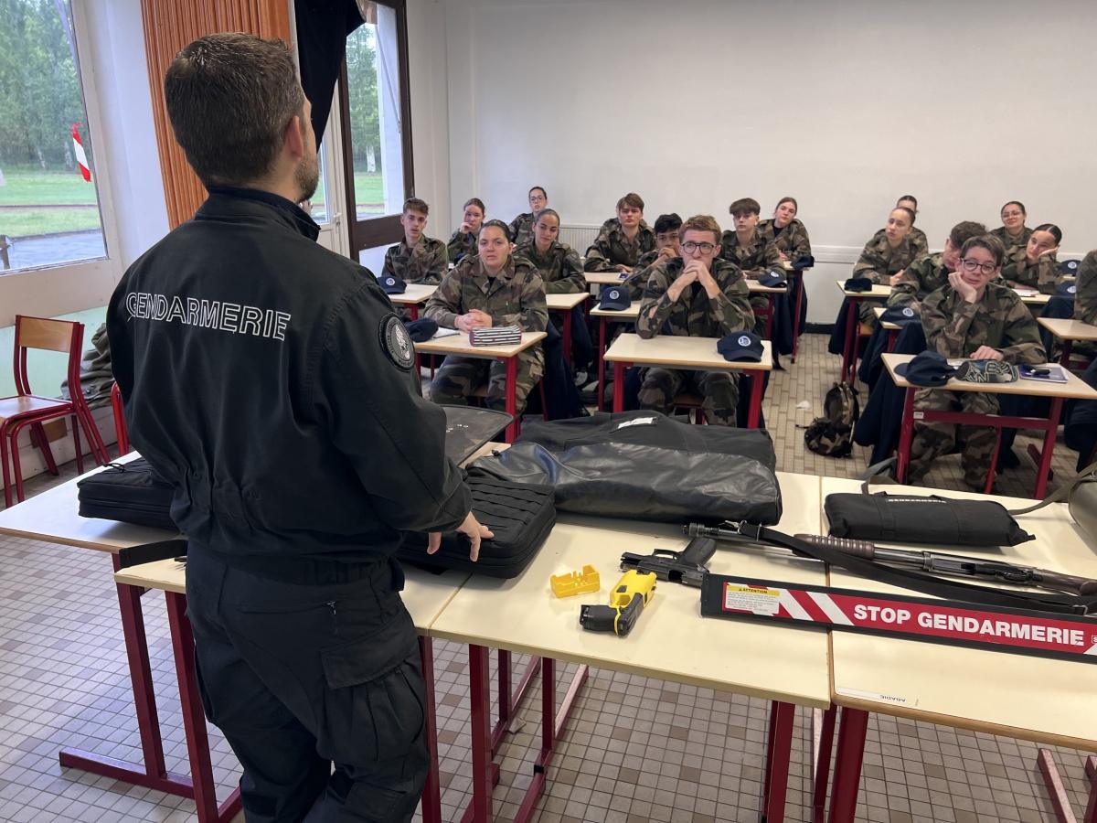 Formation des Cadets de la Gendarmerie des Landes - 22 avril 2025