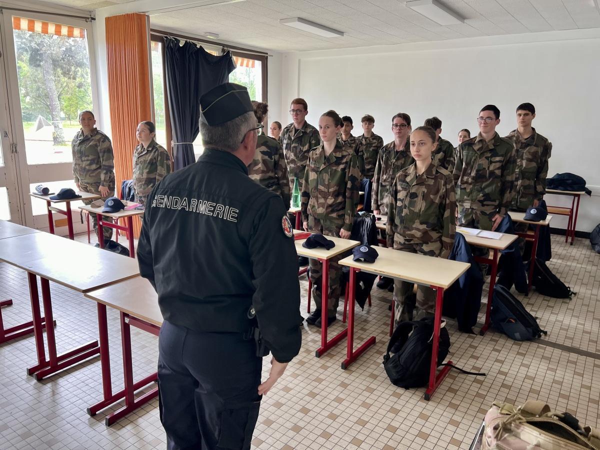 Formation des Cadets de la Gendarmerie des Landes - 22 avril 2025