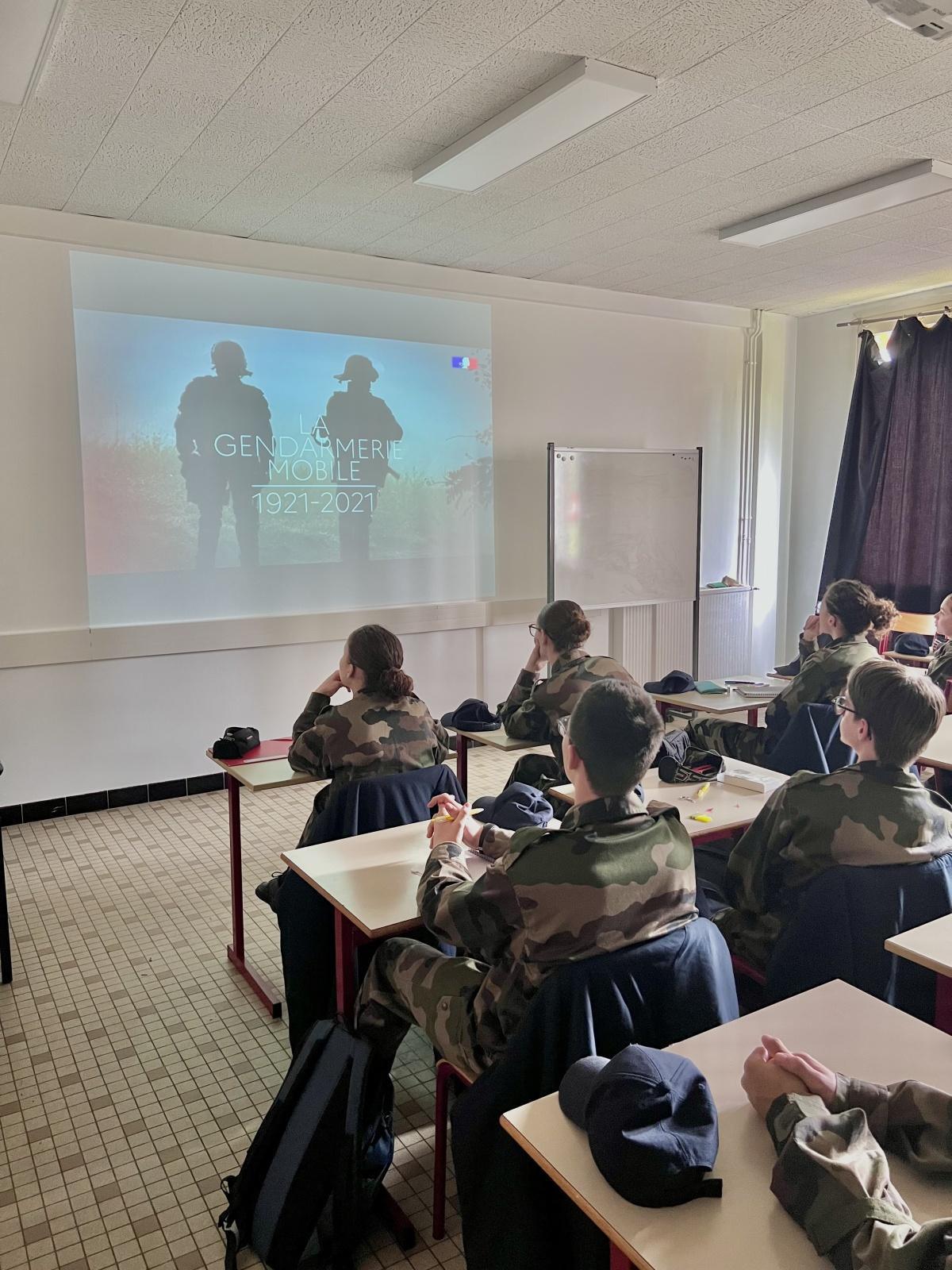 Formation des Cadets de la Gendarmerie des Landes - 22 avril 2025