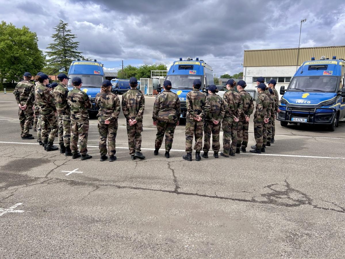 Formation des Cadets de la Gendarmerie des Landes - 22 avril 2025