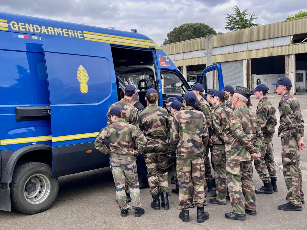 Formation des Cadets de la Gendarmerie des Landes - 22 avril 2025