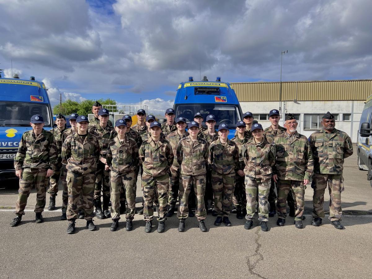 Formation des Cadets de la Gendarmerie des Landes - 22 avril 2025