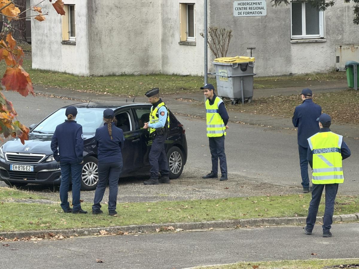 Week-end de formation 15 et 16 novembre 2025 des Cadets de la Gendarmerie des Landes