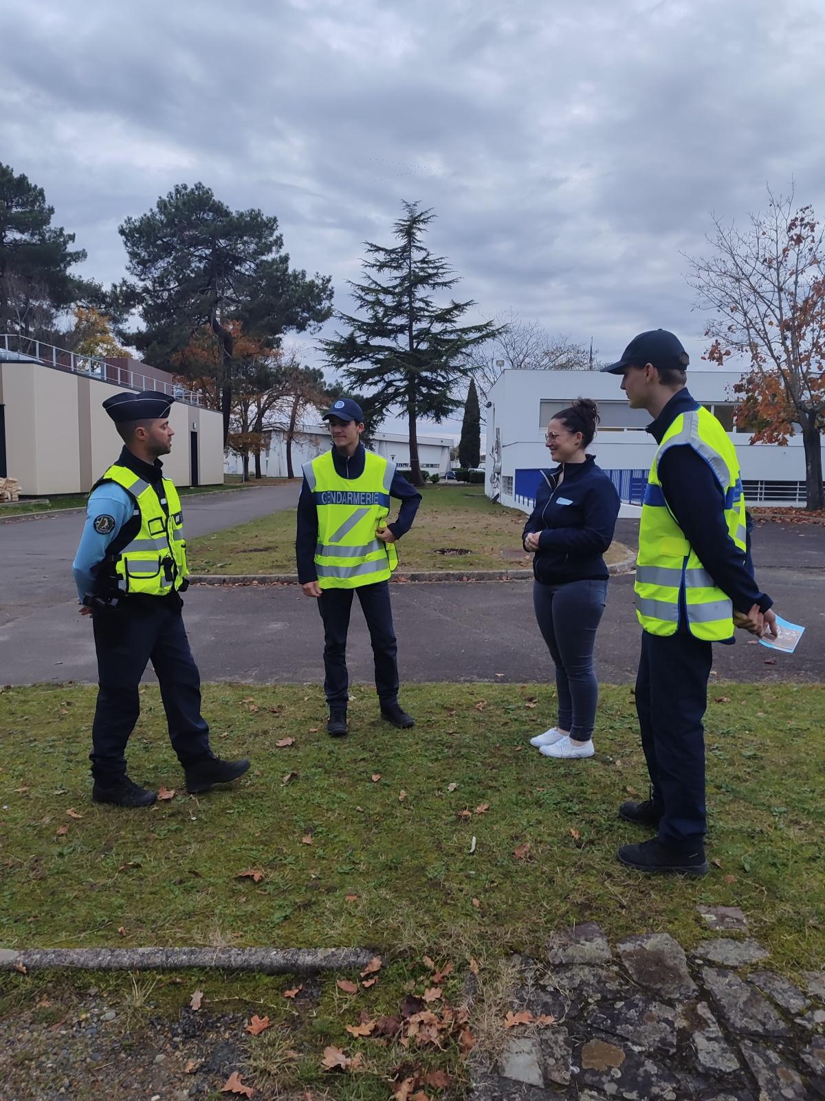 Week-end de formation 15 et 16 novembre 2025 des Cadets de la Gendarmerie des Landes