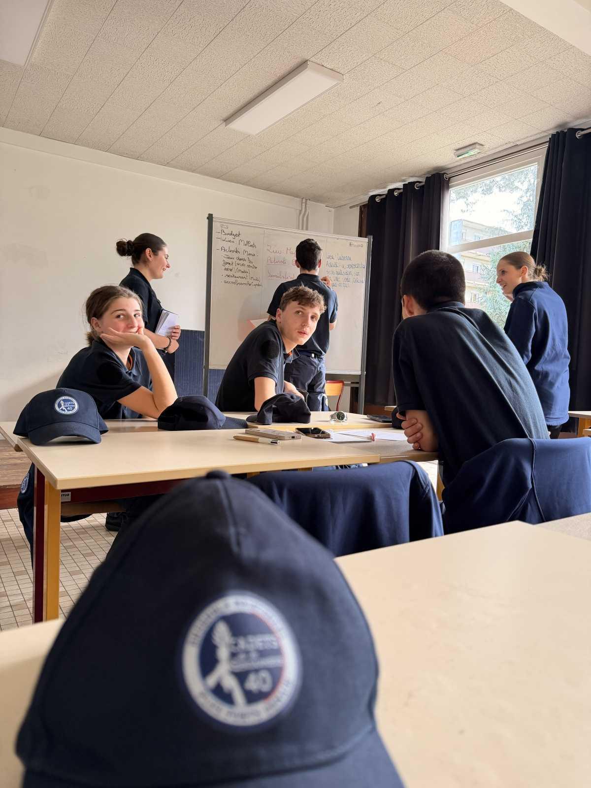 Week-end de formation 15 et 16 novembre 2025 des Cadets de la Gendarmerie des Landes