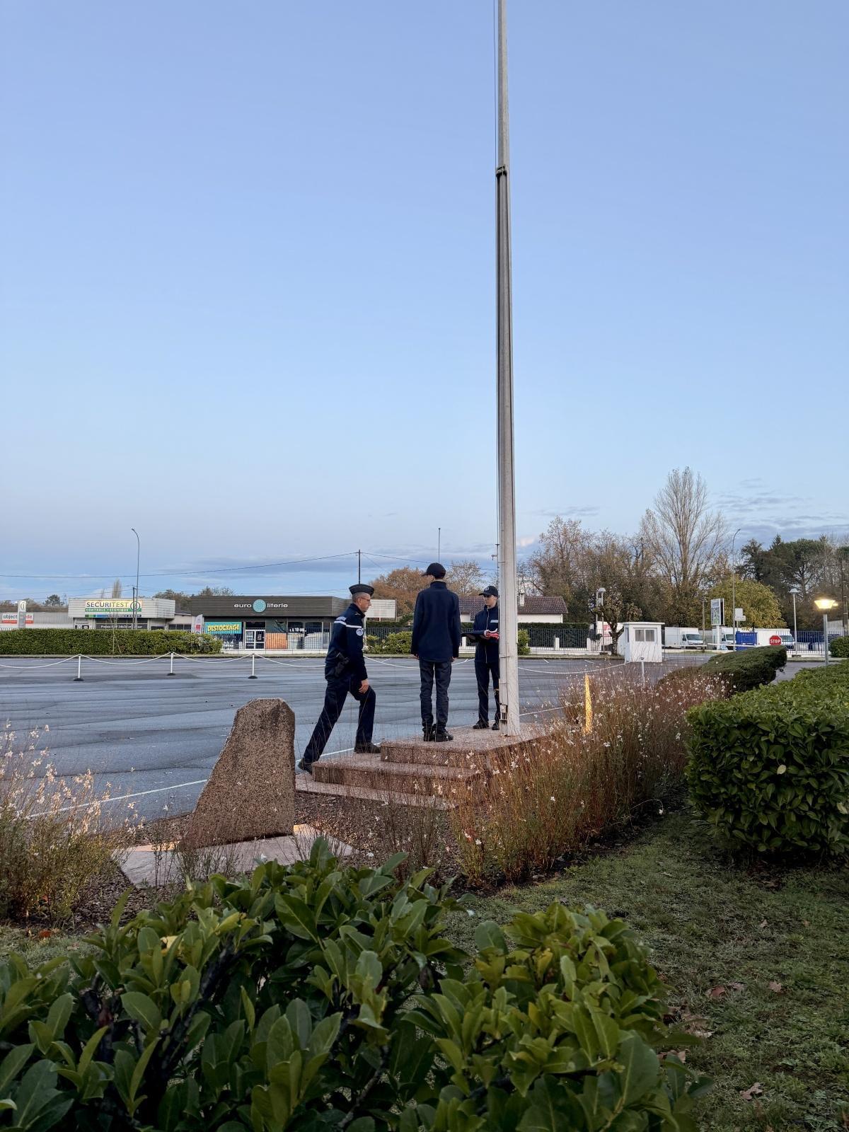 Week-end de formation 15 et 16 novembre 2025 des Cadets de la Gendarmerie des Landes