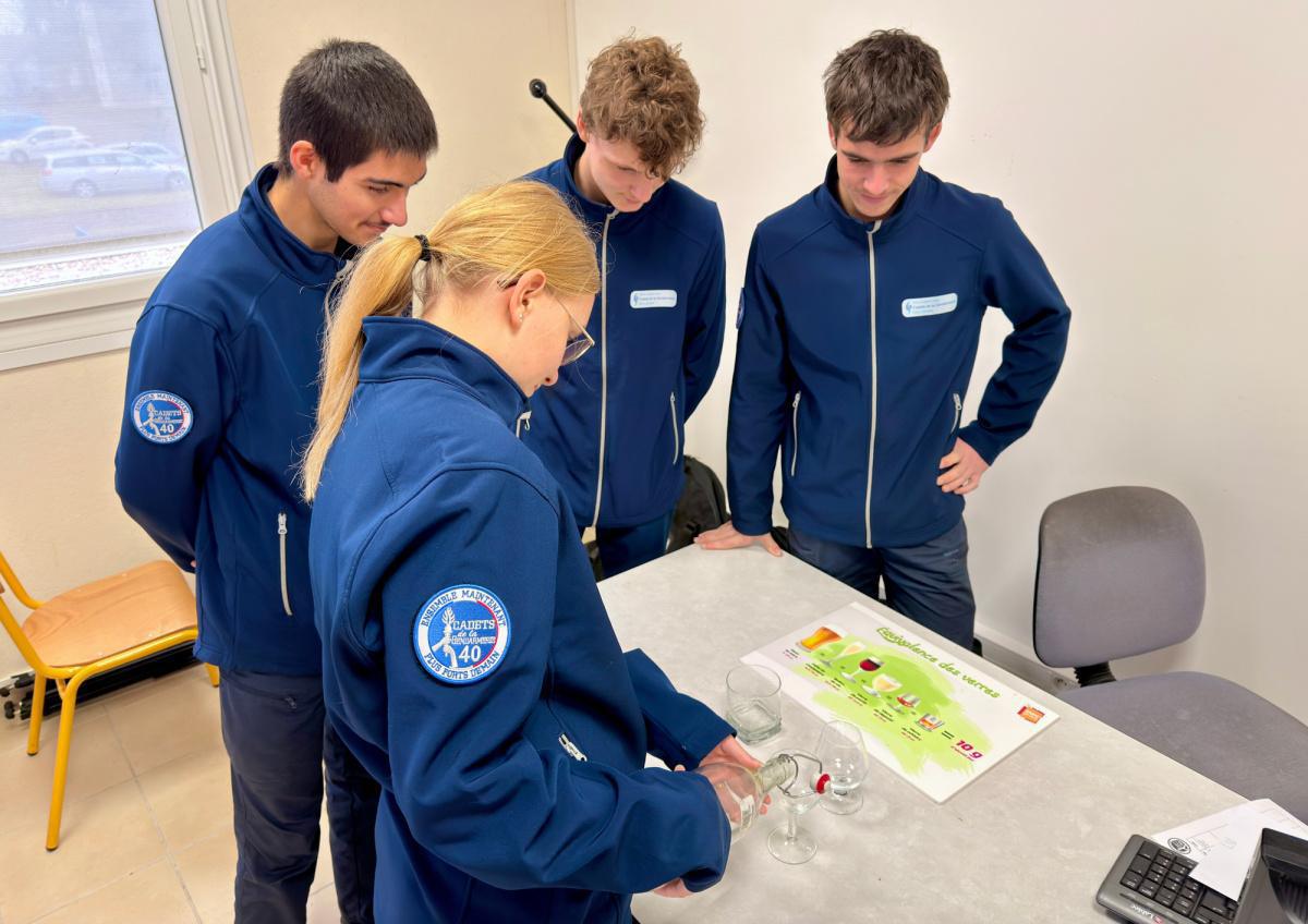 Week-end de formation des 13 et 14 décembre 2025 des Cadets de la Gendarmerie des Landes