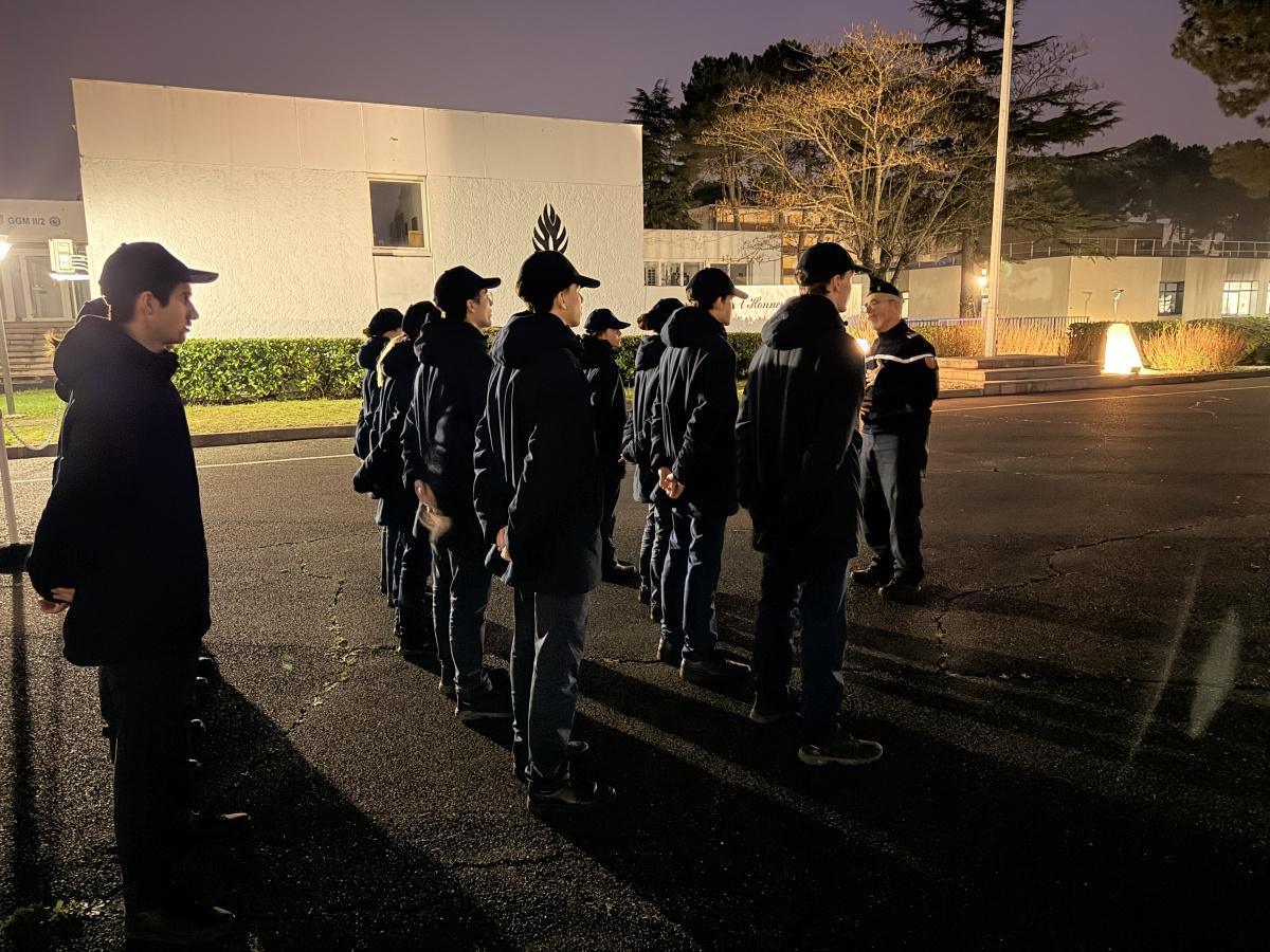 Week-end de formation des 13 et 14 décembre 2025 des Cadets de la Gendarmerie des Landes