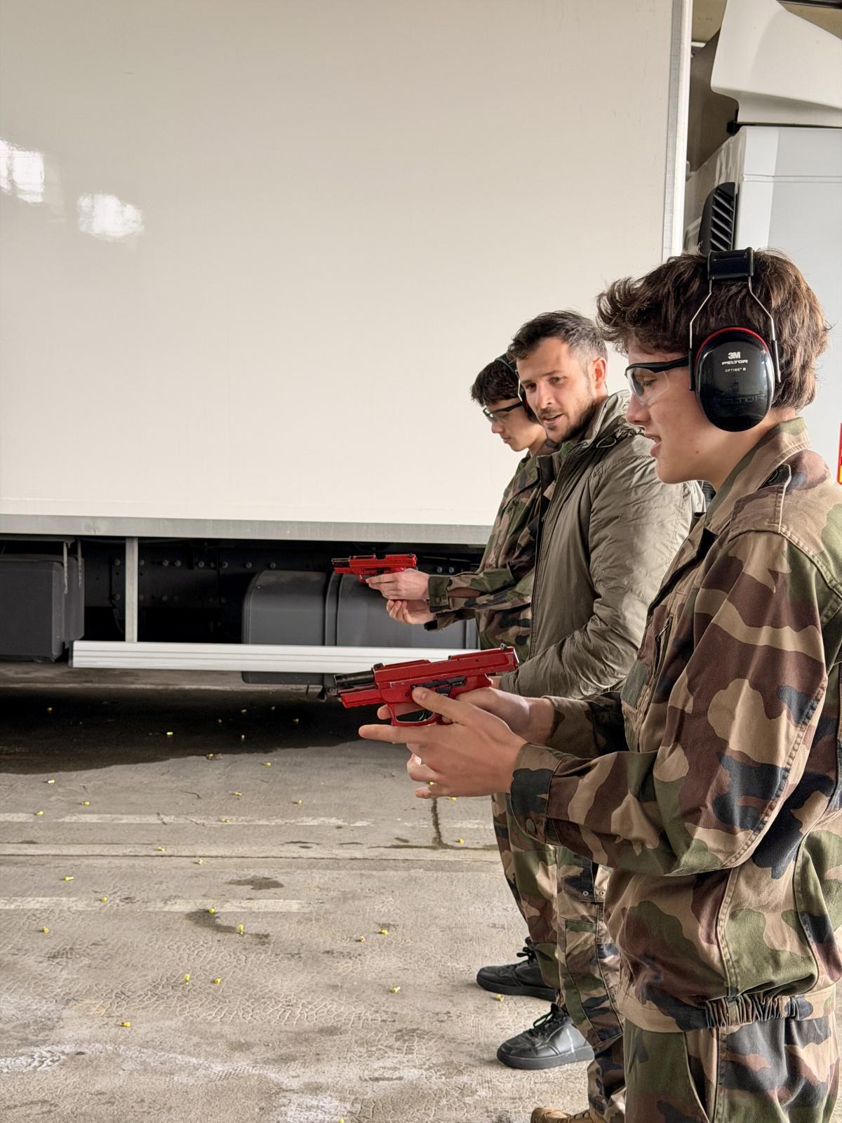 1er jour de la semaine de formation 2025/2026 des Cadets Gendarmerie des Landes