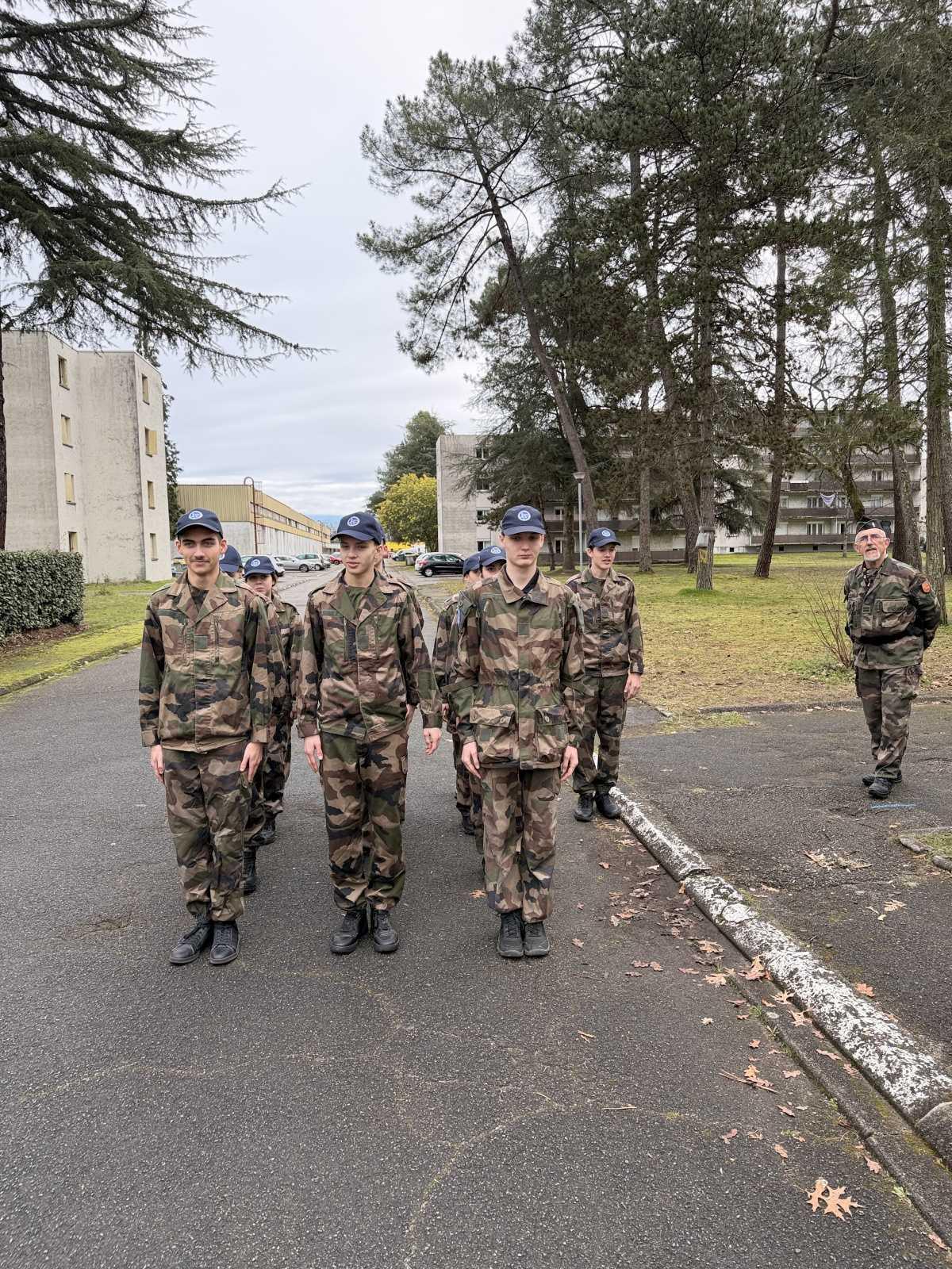1er jour de la semaine de formation 2025/2026 des Cadets Gendarmerie des Landes