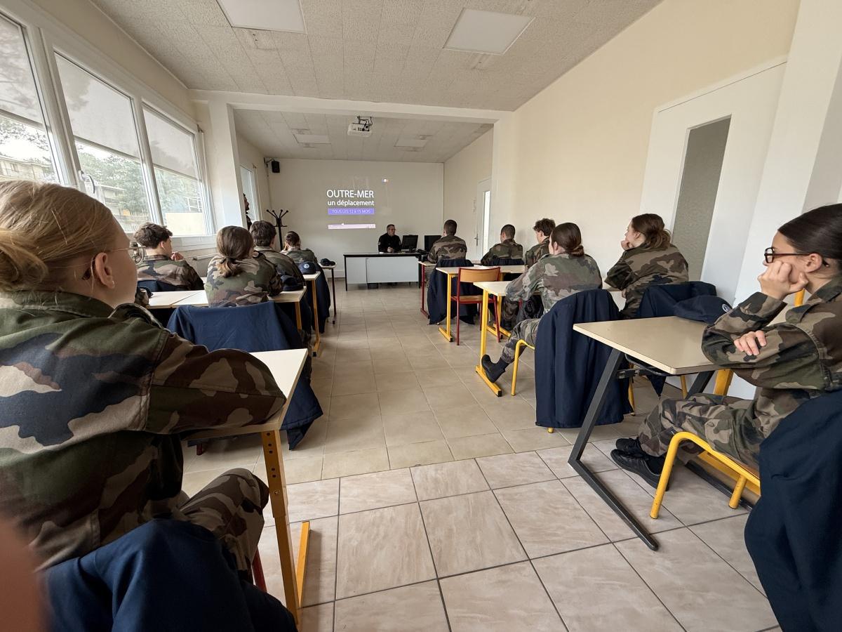 1er jour de la semaine de formation 2025/2026 des Cadets Gendarmerie des Landes