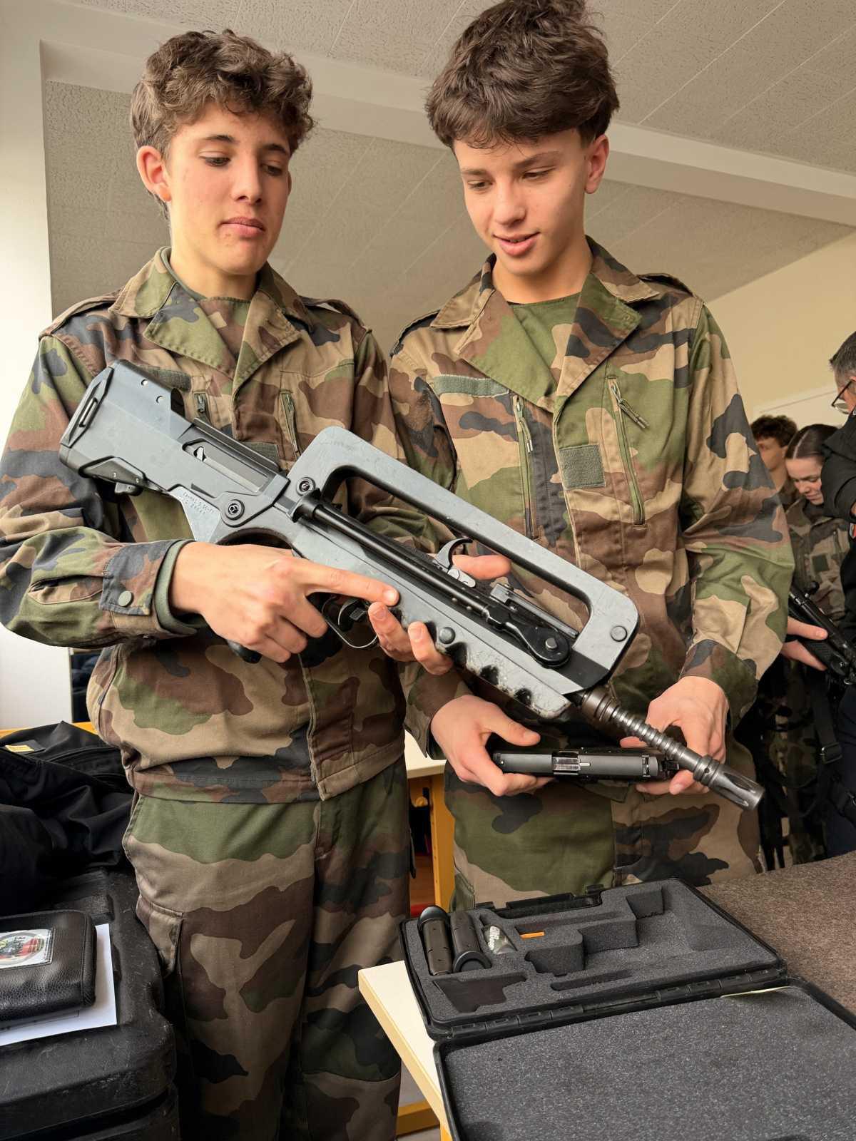 1er jour de la semaine de formation 2025/2026 des Cadets Gendarmerie des Landes