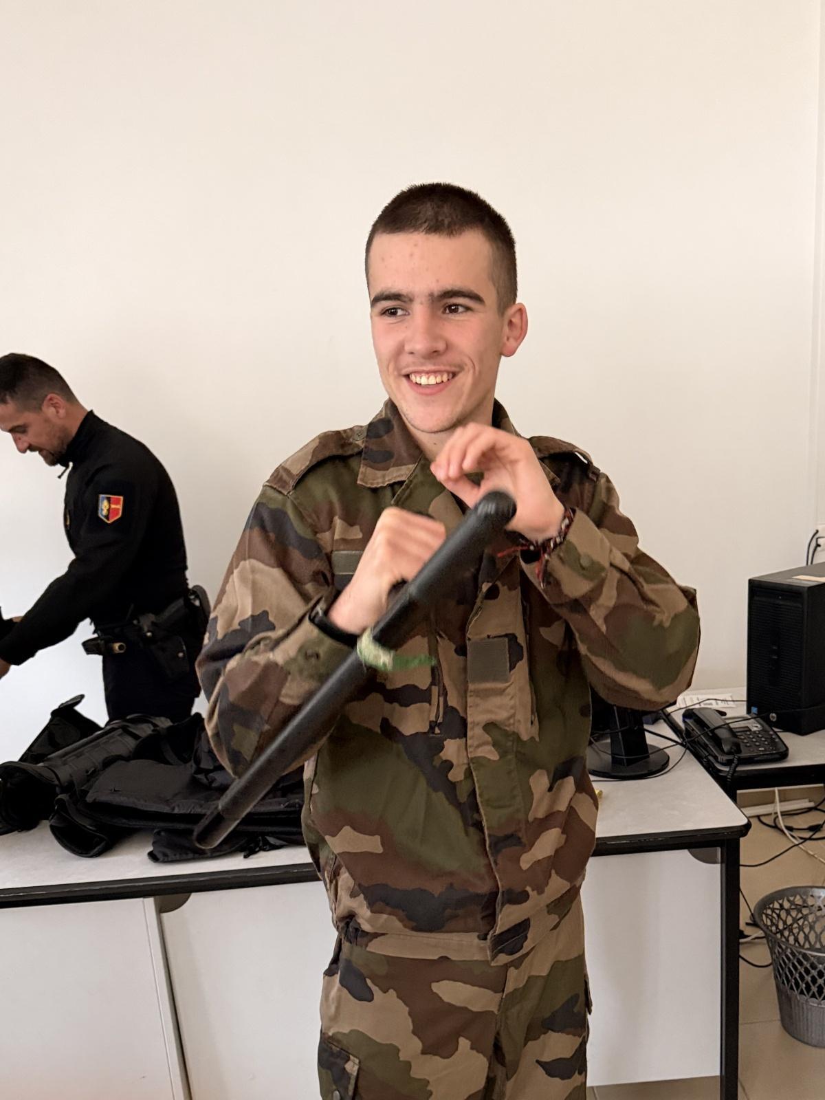 1er jour de la semaine de formation 2025/2026 des Cadets Gendarmerie des Landes