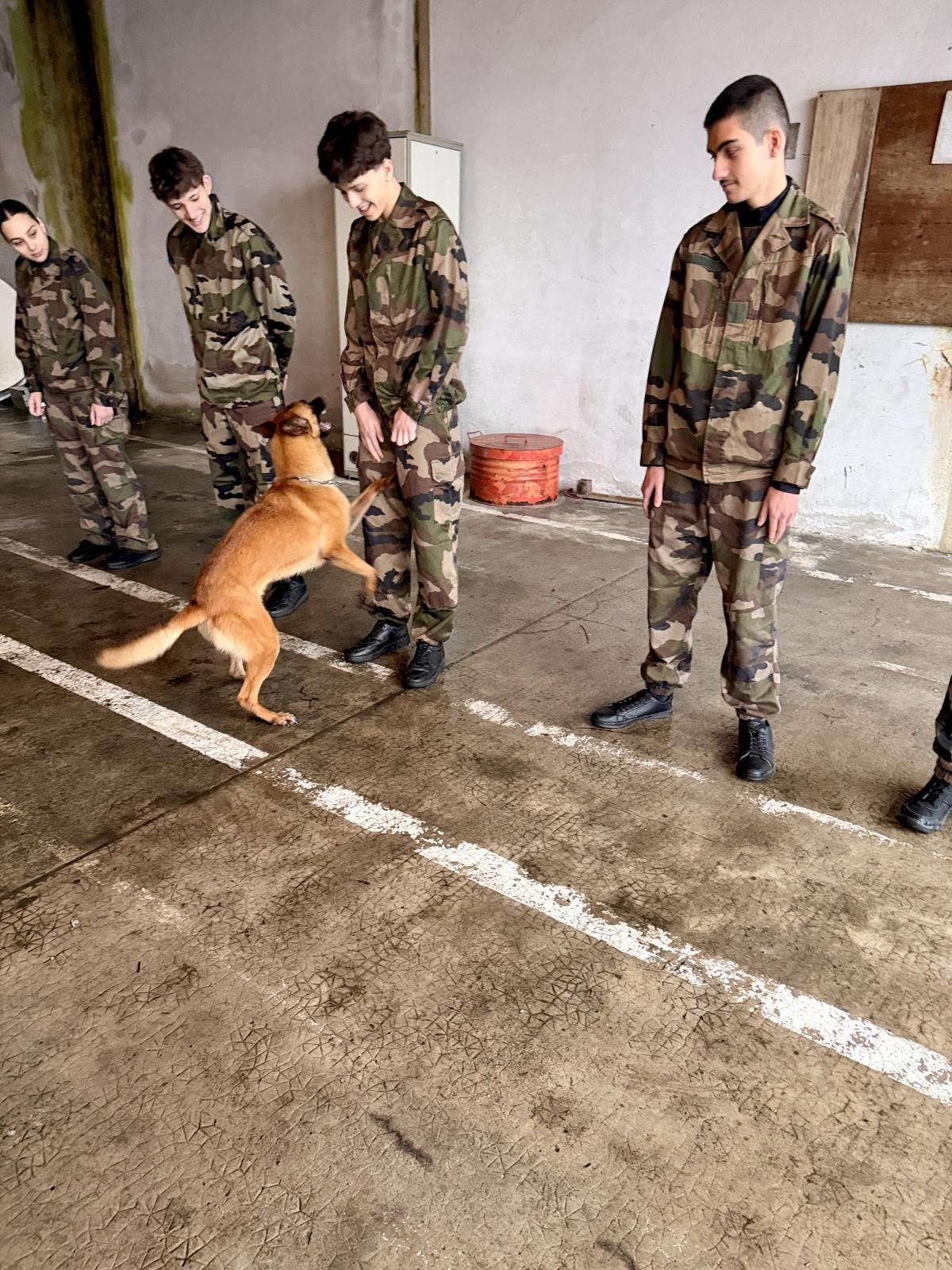 2ème jour de la semaine de formation 2025/2026 des Cadets Gendarmerie des Landes