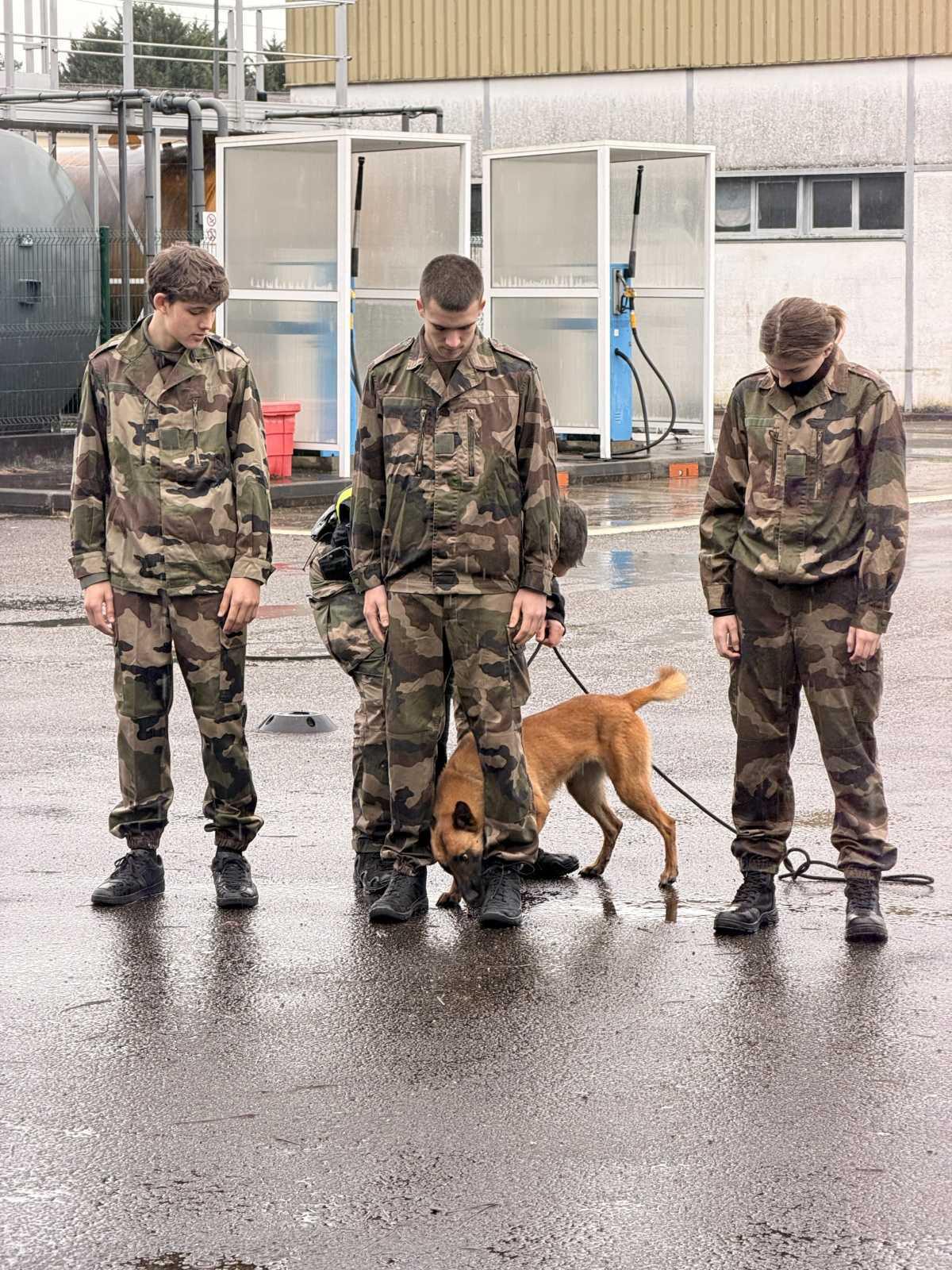 2ème jour de la semaine de formation 2025/2026 des Cadets Gendarmerie des Landes
