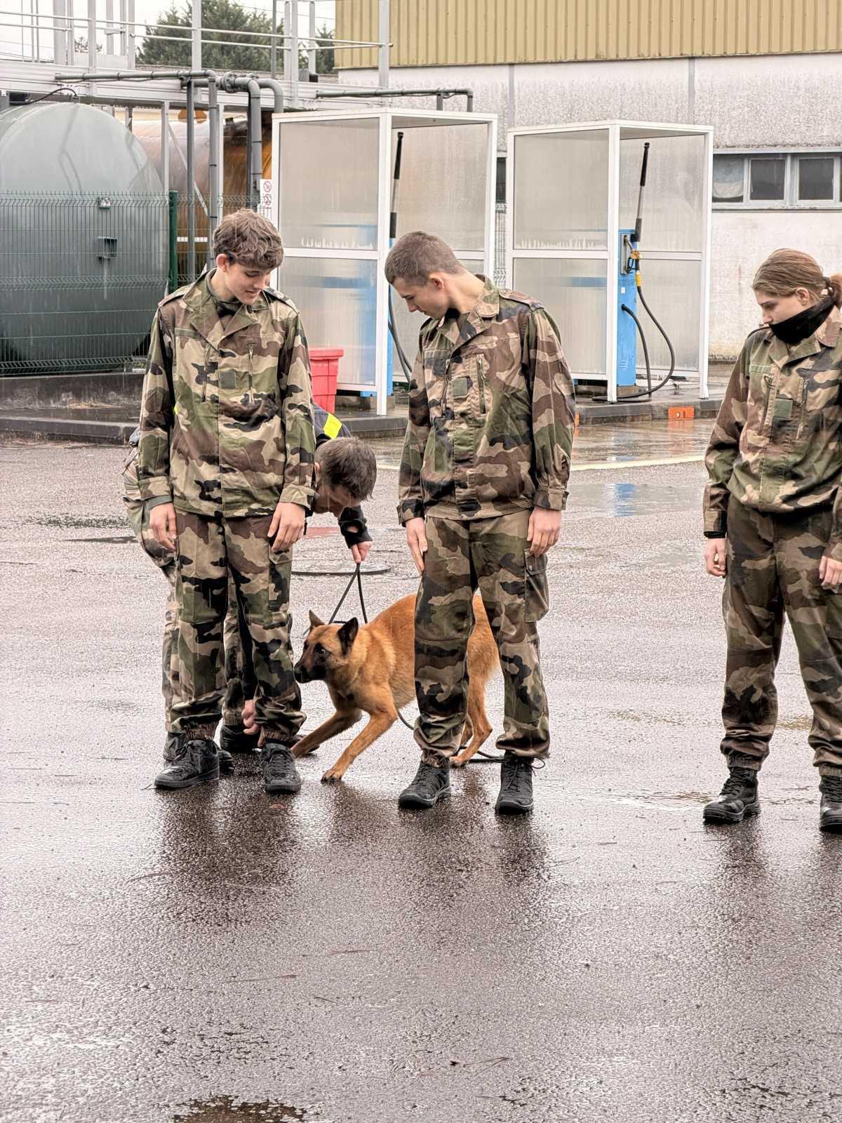 2ème jour de la semaine de formation 2025/2026 des Cadets Gendarmerie des Landes