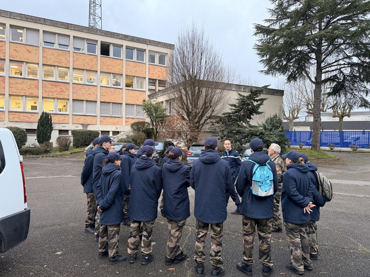 3ème jour de la semaine de formation 2025/2026 des Cadets Gendarmerie des Landes