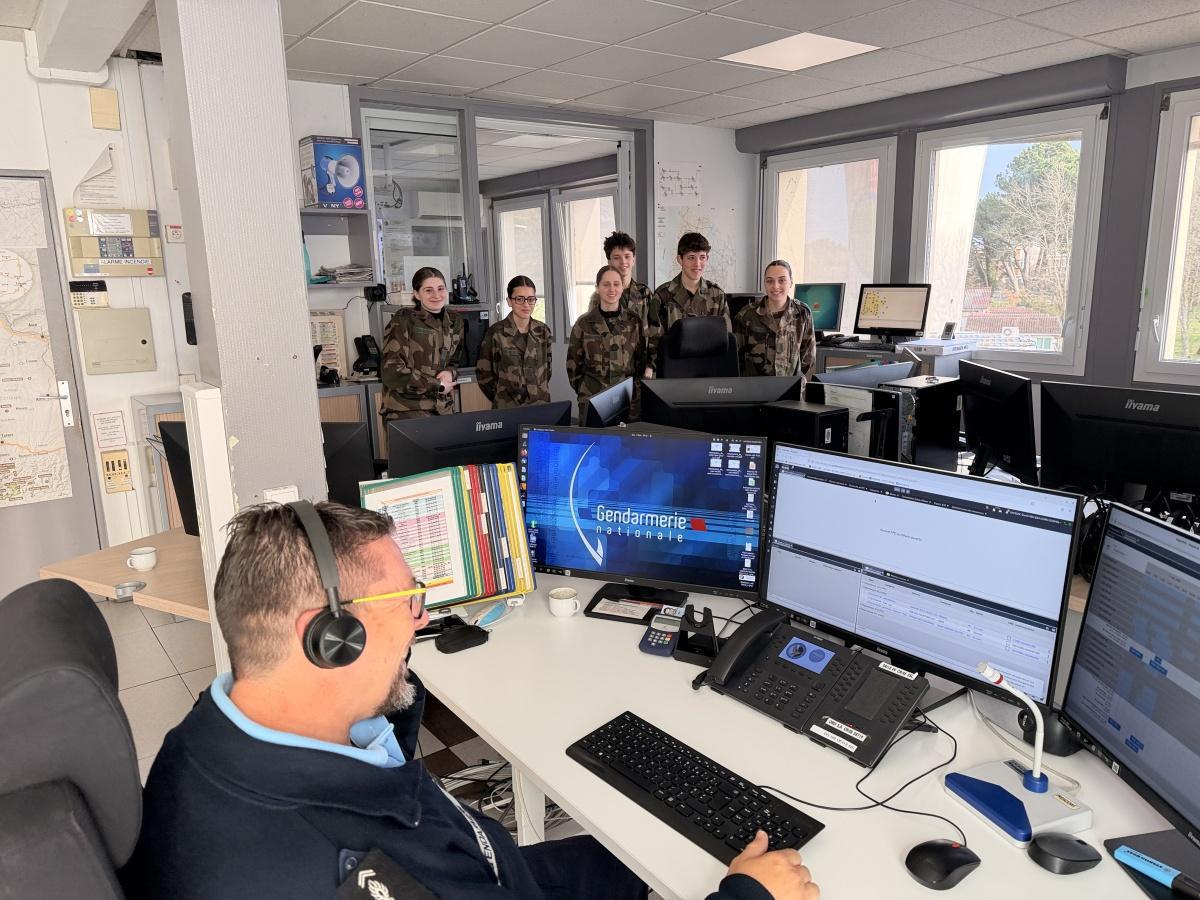 3ème jour de la semaine de formation 2025/2026 des Cadets Gendarmerie des Landes