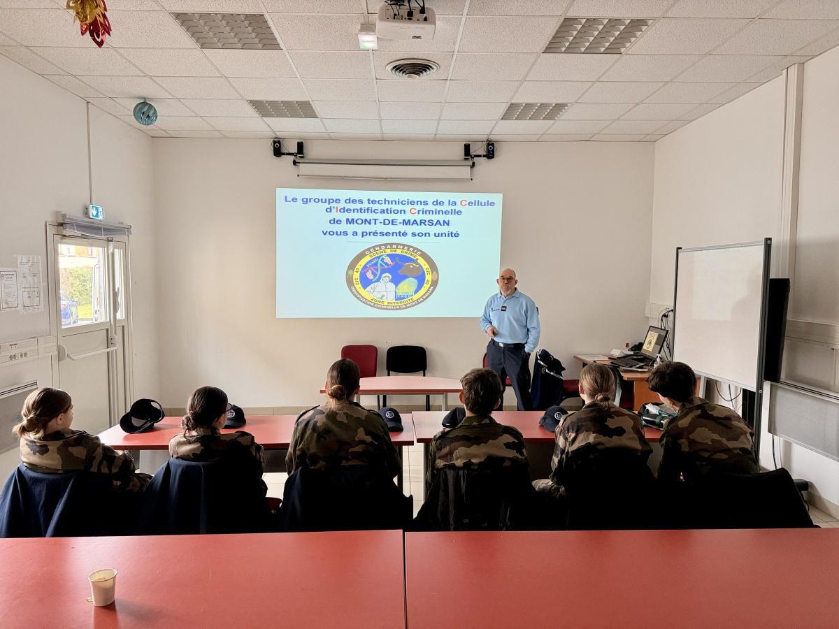 3ème jour de la semaine de formation 2025/2026 des Cadets Gendarmerie des Landes